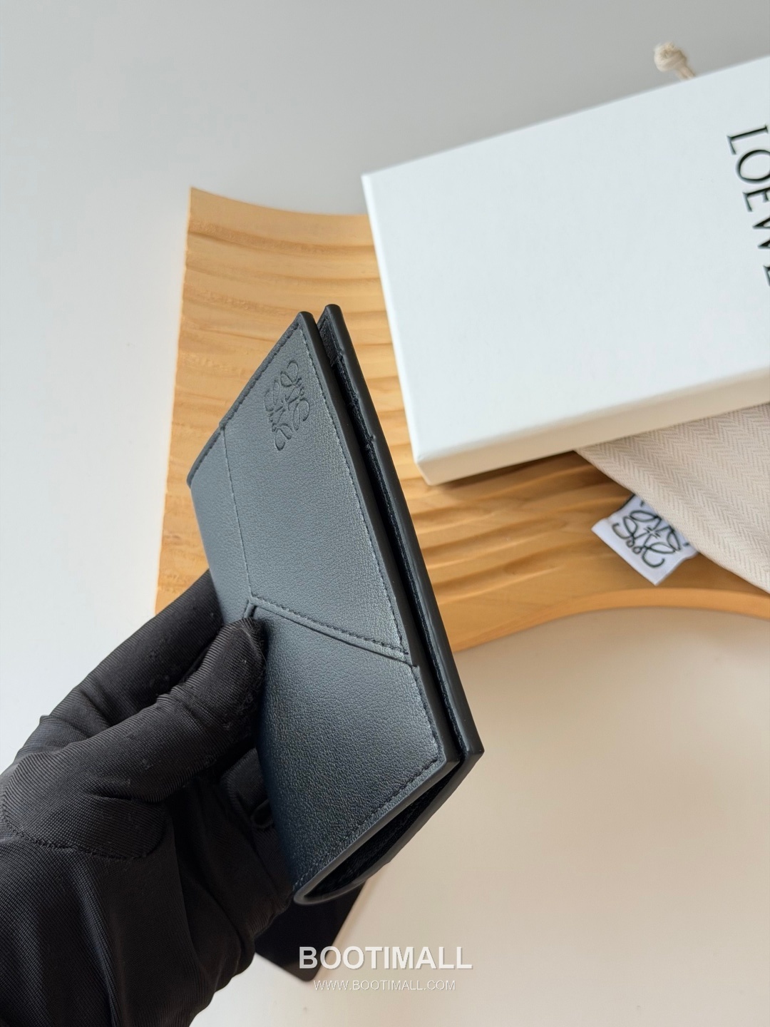 Loewe Puzzle Smooth Calfskin Pocket Organizer Card Holder 로에베 퍼즐 스무스 카프스킨 포켓 오거나이저 카드지갑 L1132 11cm 5