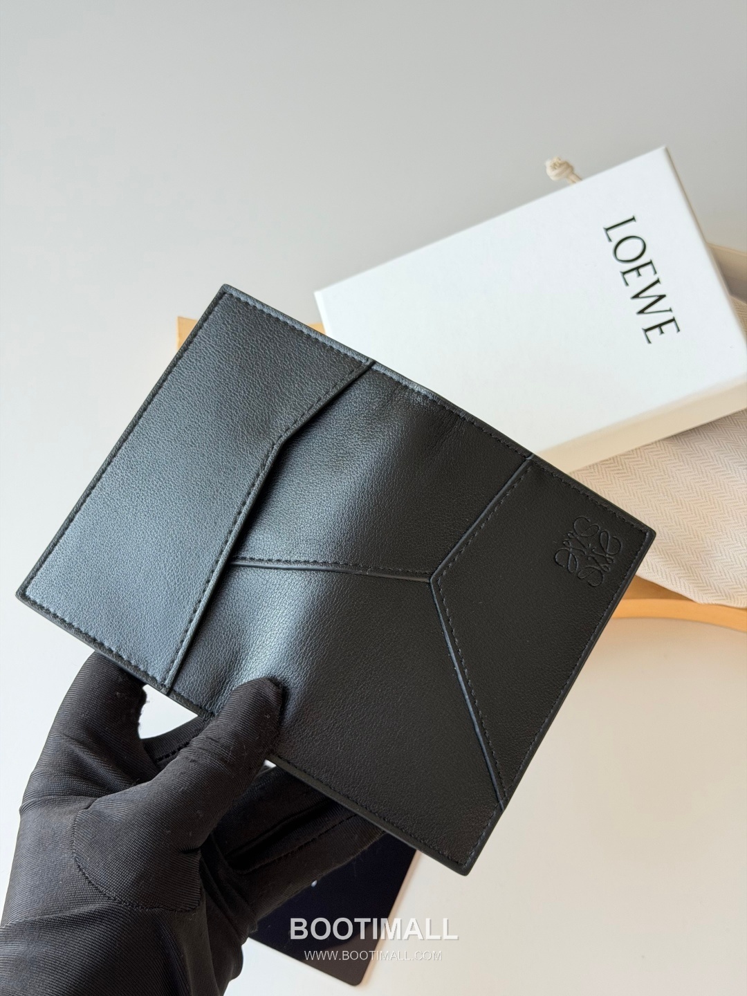 Loewe Puzzle Smooth Calfskin Pocket Organizer Card Holder 로에베 퍼즐 스무스 카프스킨 포켓 오거나이저 카드지갑 L1132 11cm 9