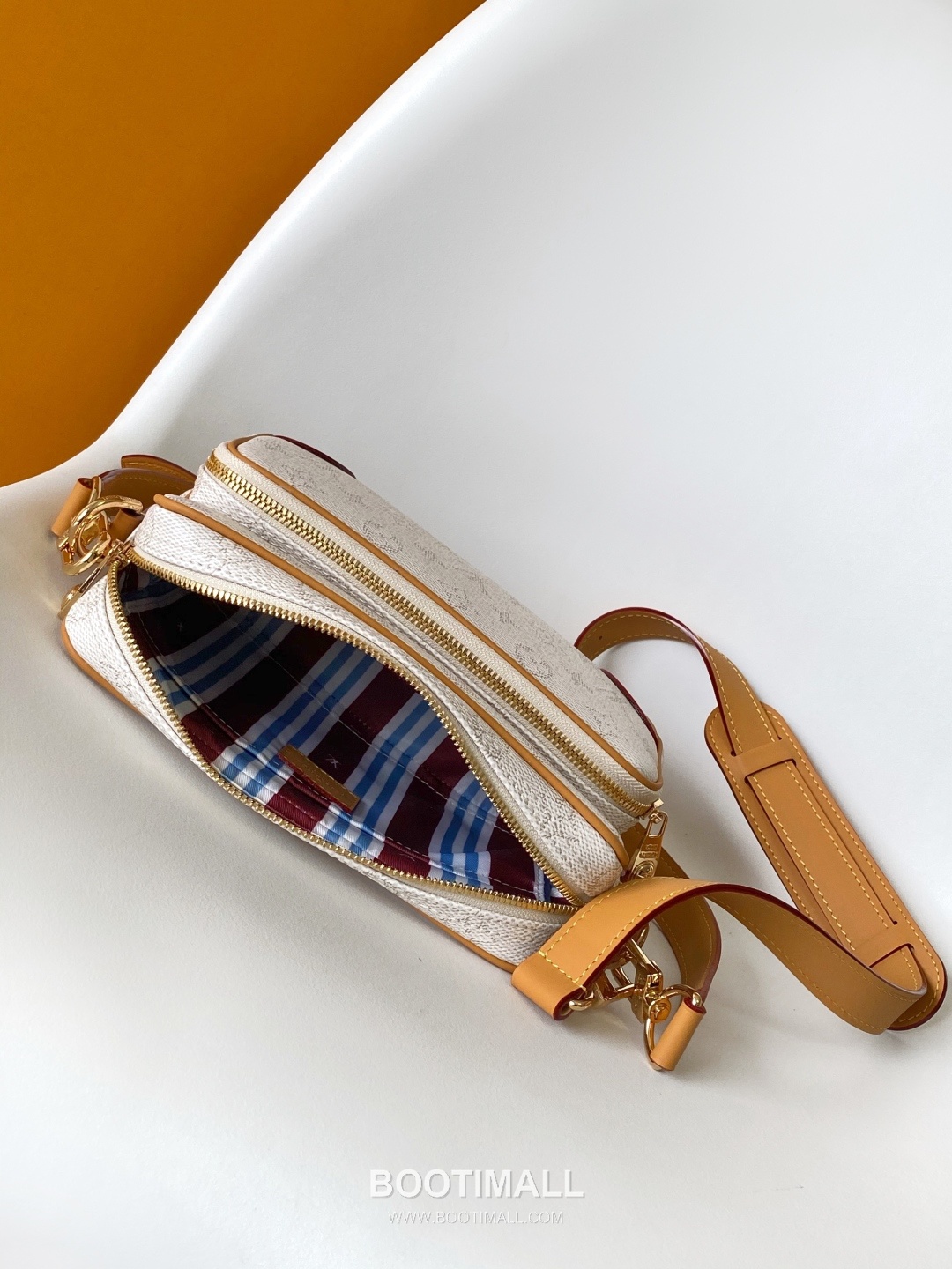 Louis Vuitton Nil Monogram Heritage Coated Canvas Bag 루이비통 닐 모노그램 M14682 헤리티지 코팅 캔버스 숄더백 25cm 7