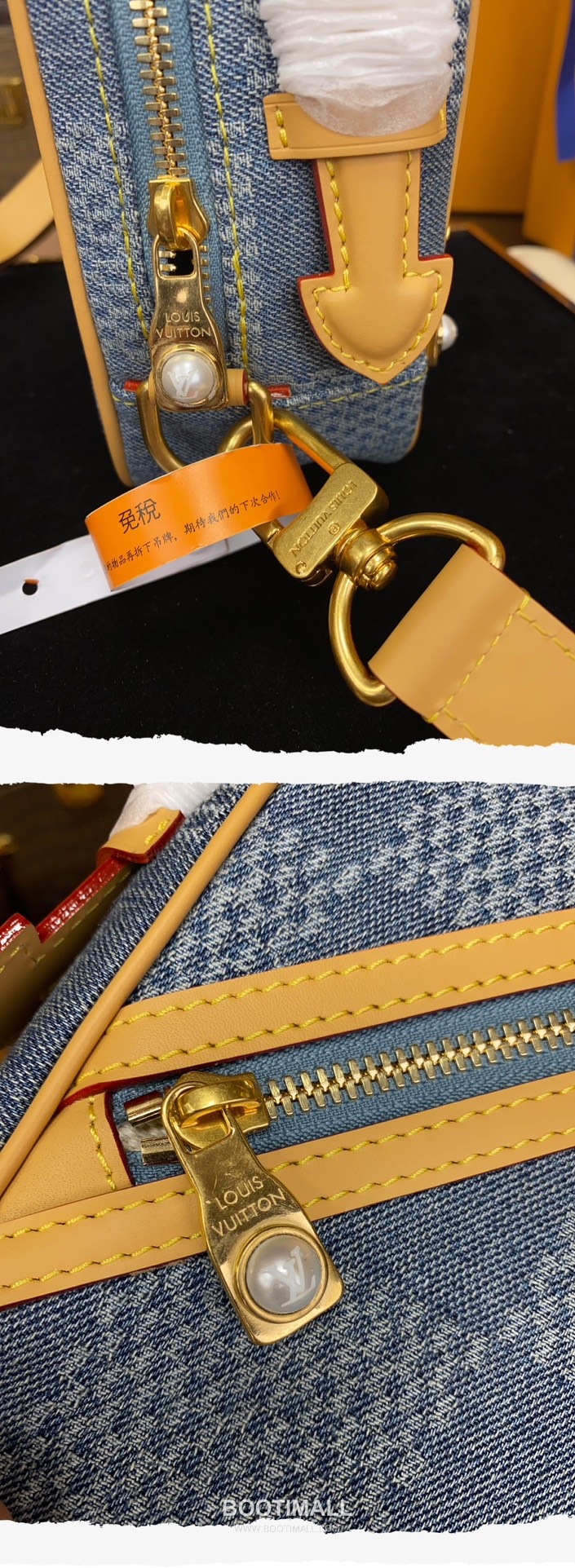 Louis Vuitton Chess Messenger Bag Damier Denim Canvas 루이비통 체스 메신저 다미에 N40706 데님 캔버스 숄더백 24cm 7