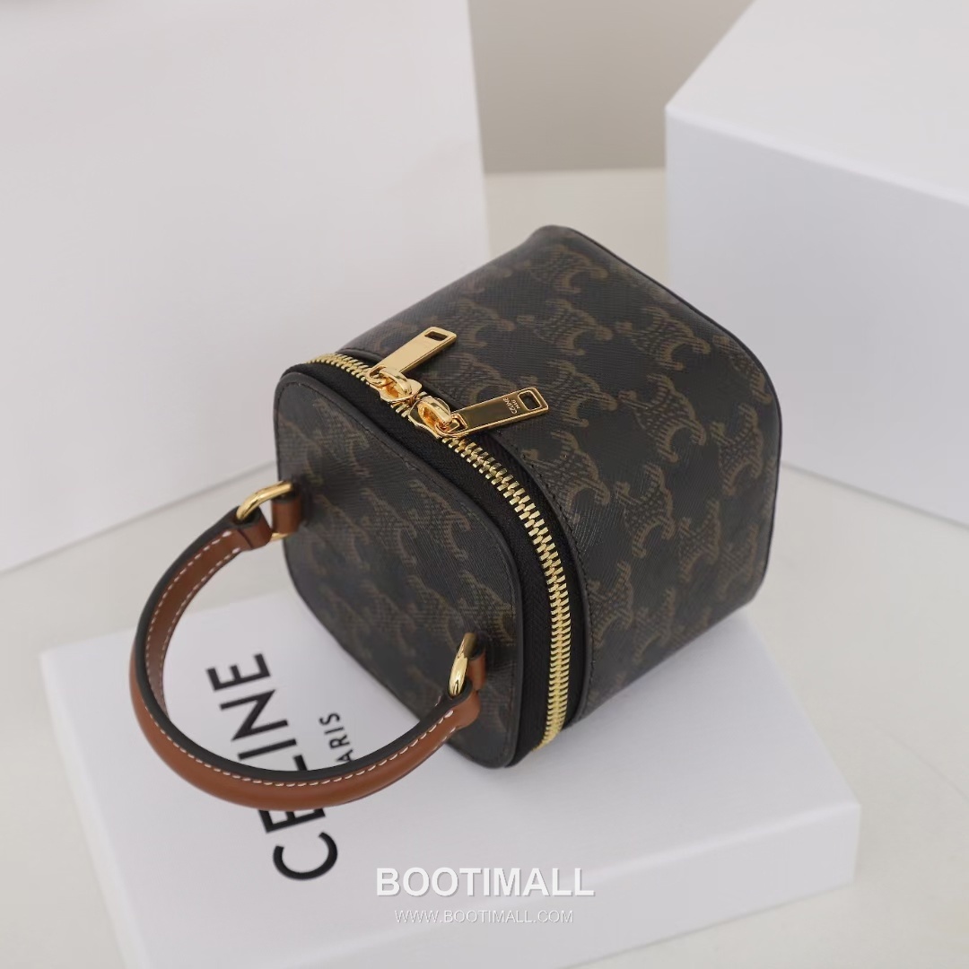 CELINE Mini Vanity Calfskin Leather Shoulder Bag 10J762 셀린느 미니 바니티 카프스킨 숄더백 9.5cm 8