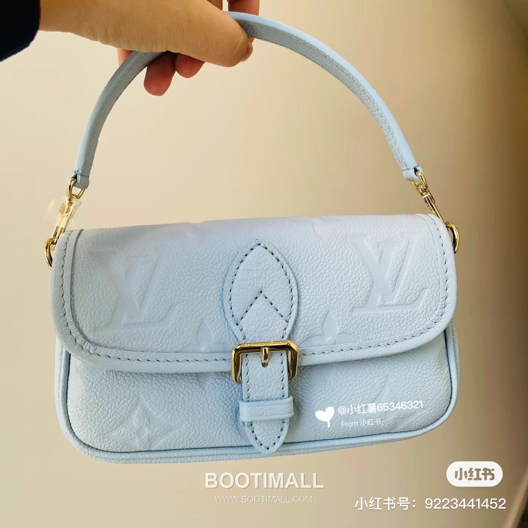 Louis Vuitton Nano Diane Monogram Empreinte Leather Shoulder Bag 루이비통 나노 다이앤 모노그램 앙프렝뜨 숄더백 19cm 5