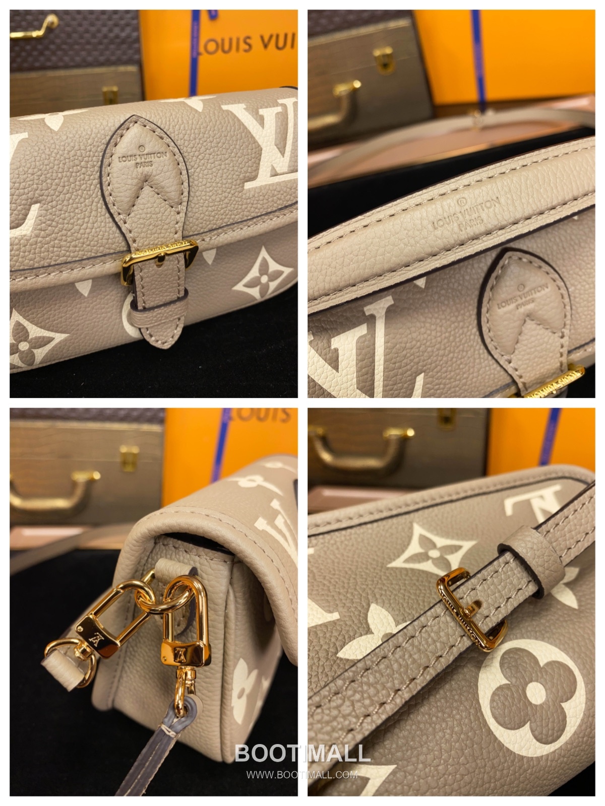 Louis Vuitton Nano Diane Monogram Empreinte Leather Shoulder Bag 루이비통 나노 다이앤 모노그램 앙프렝뜨 숄더백 19cm 16