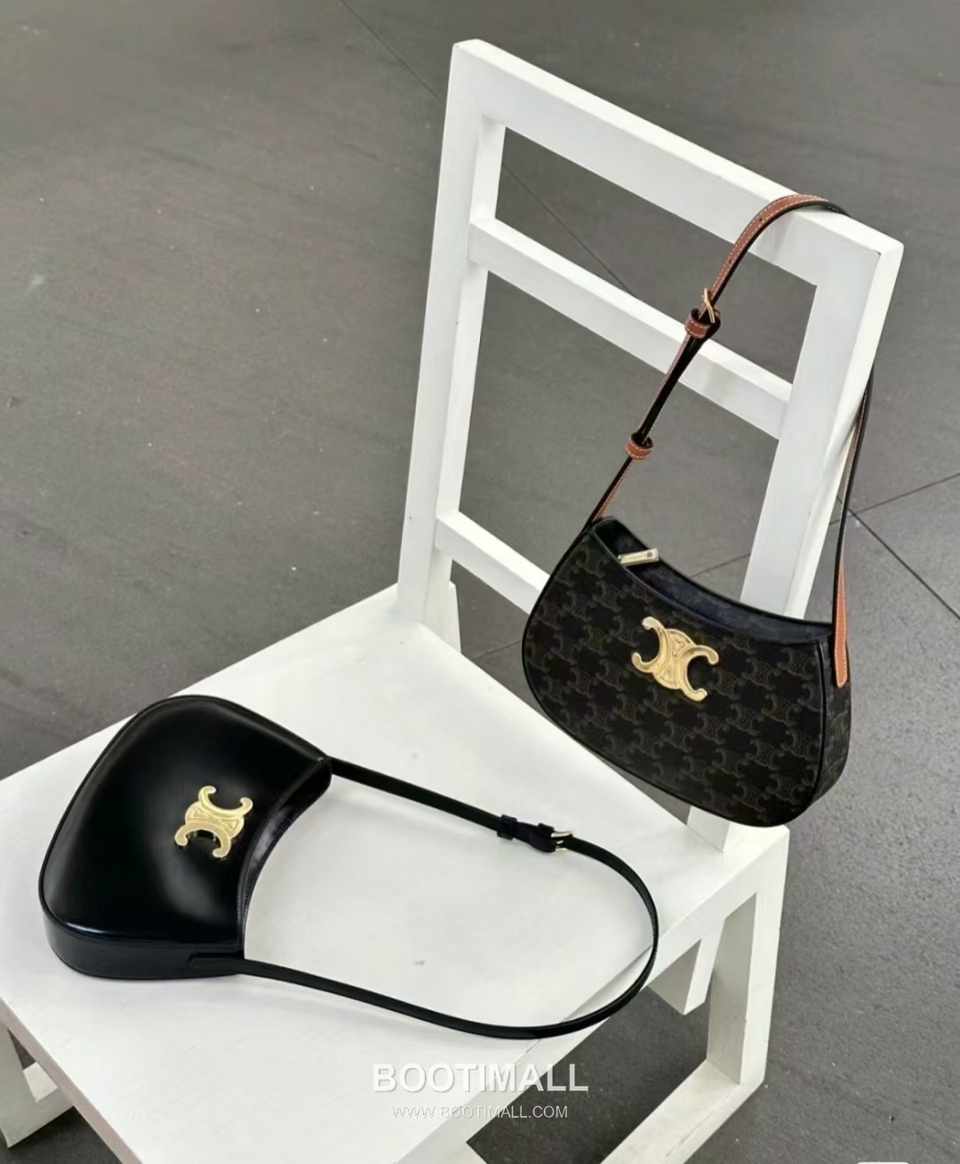 CELINE Triomphe Calfskin Leather Shoulder Bag 115703 셀린느 트리옹프 카프스킨 숄더백 22cm 6