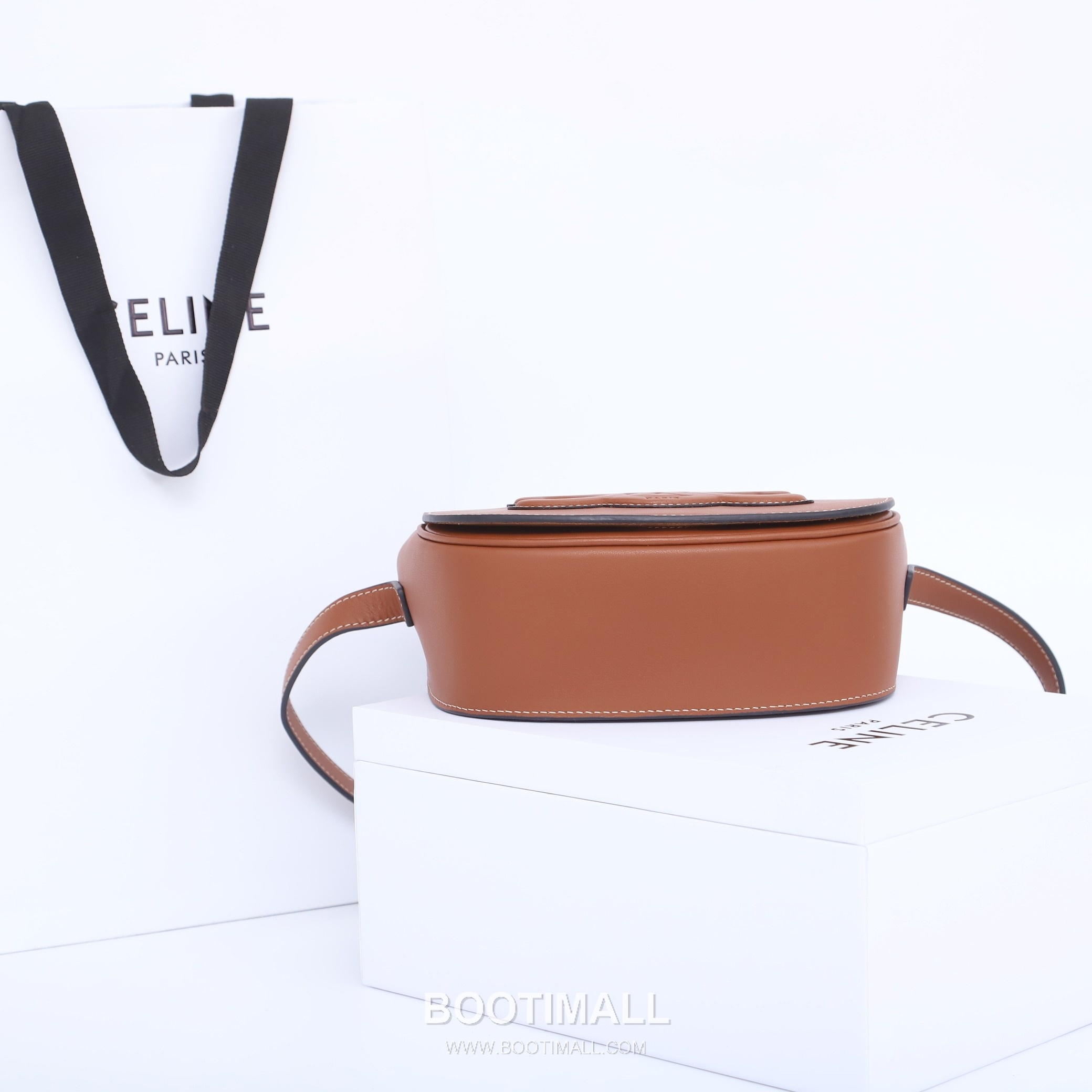 CELINE Triomphe Calfskin Leather Shoulder Bag 198263 셀린느 트리옹프 카프스킨 숄더백 18.5cm 12