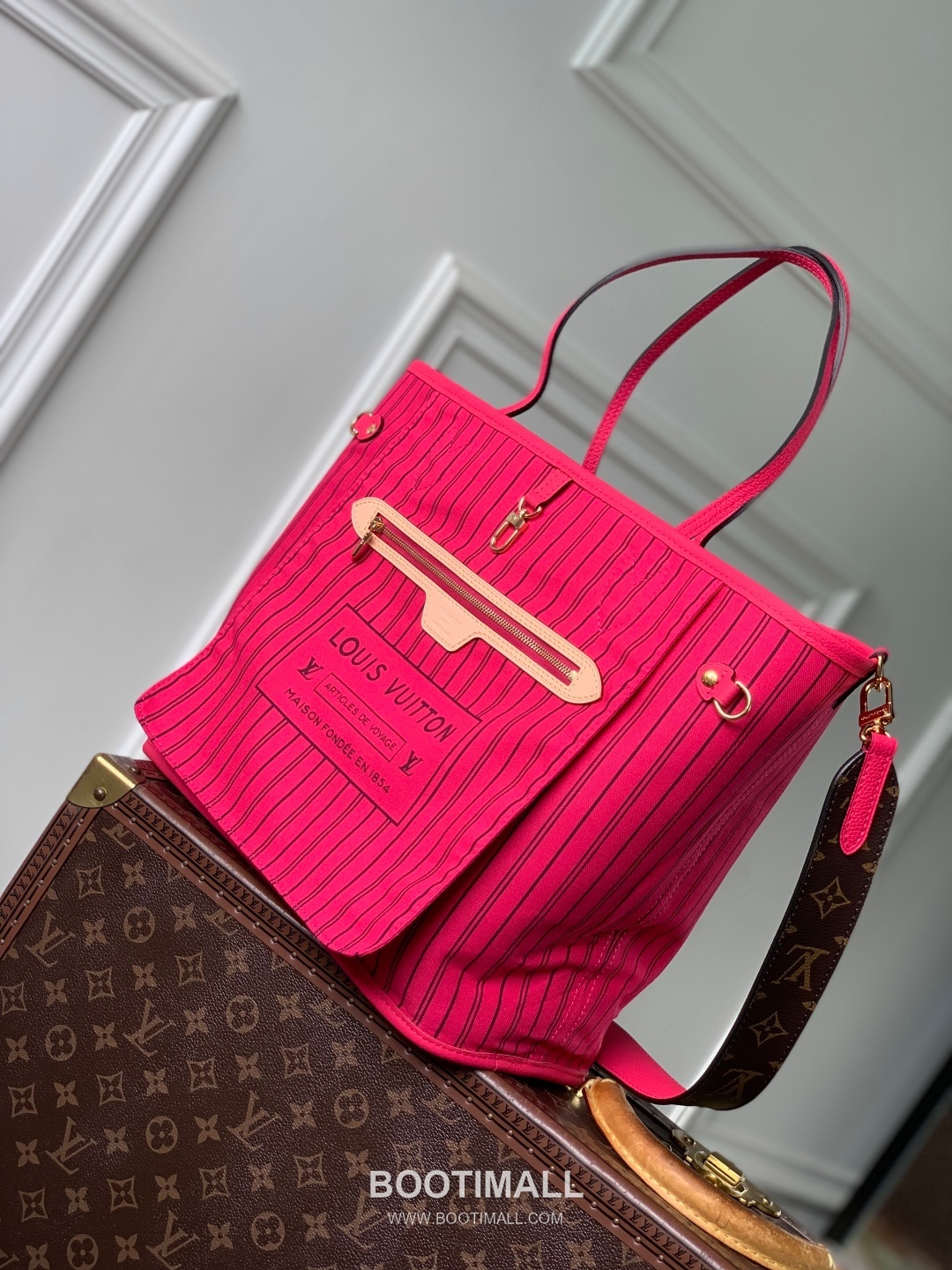 Louis Vuitton Neverfull Bandoulière Inside Out M12707 Monogram Canvas Shoulder Bag 루이비통 네버풀 반둘리에 인사이드 아웃 모노그램 캔버스 숄더백 31cm 11