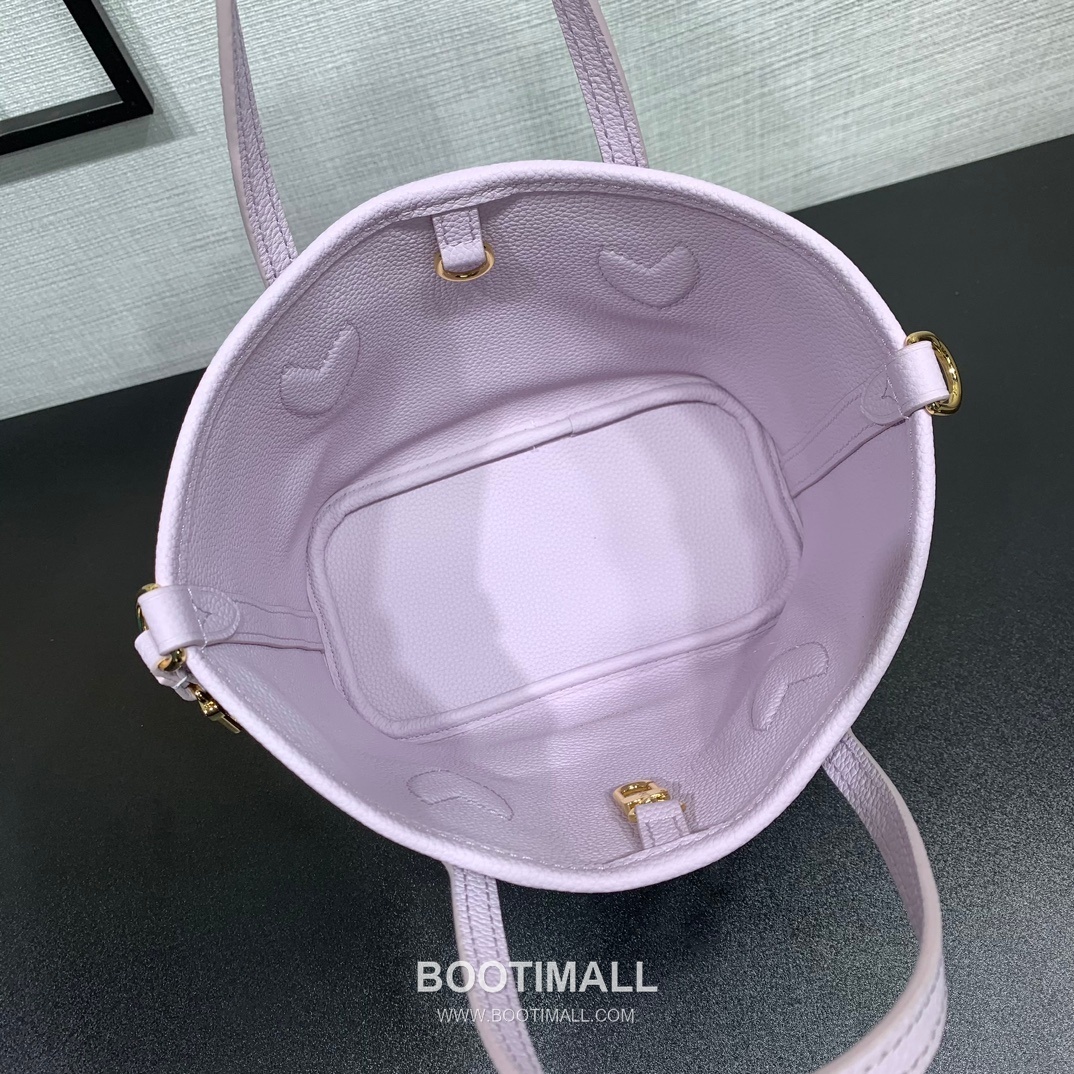 Louis Vuitton Neverfull Bandoulière Inside Out BB M25656 Monogram Canvas Grained Leather Shoulder Bag 루이비통 네버풀 반둘리에 인사이드 아웃 BB 모노그램 캔버스 그레인 레더 숄더백 26.5cm 5