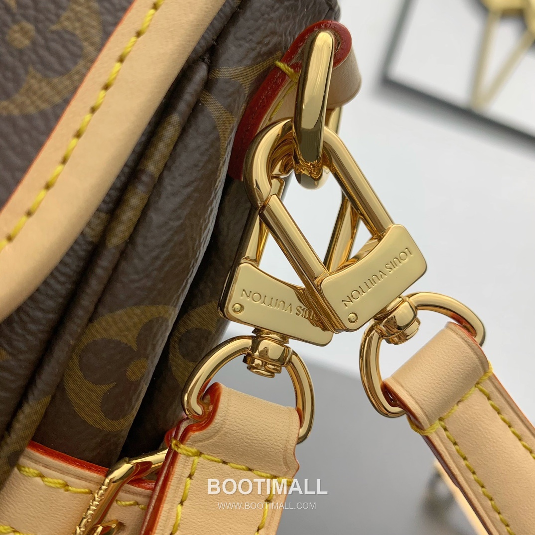 Louis Vuitton Saumur BB M46740 Monogram Canvas Shoulder Bag 루이비통 소뮈르 BB 모노그램 캔버스 숄더백 21.5cm 11