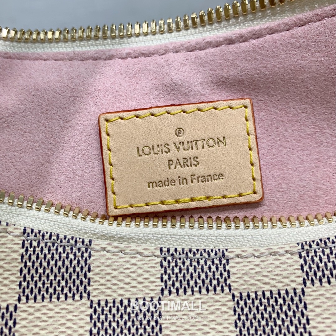 Louis Vuitton Slouchy PM M00116 Damier Azur Coated Canvas Shoulder Bag 루이비통 슬라우치 PM 다미에 아주르 코팅 캔버스 숄더백 33cm 5