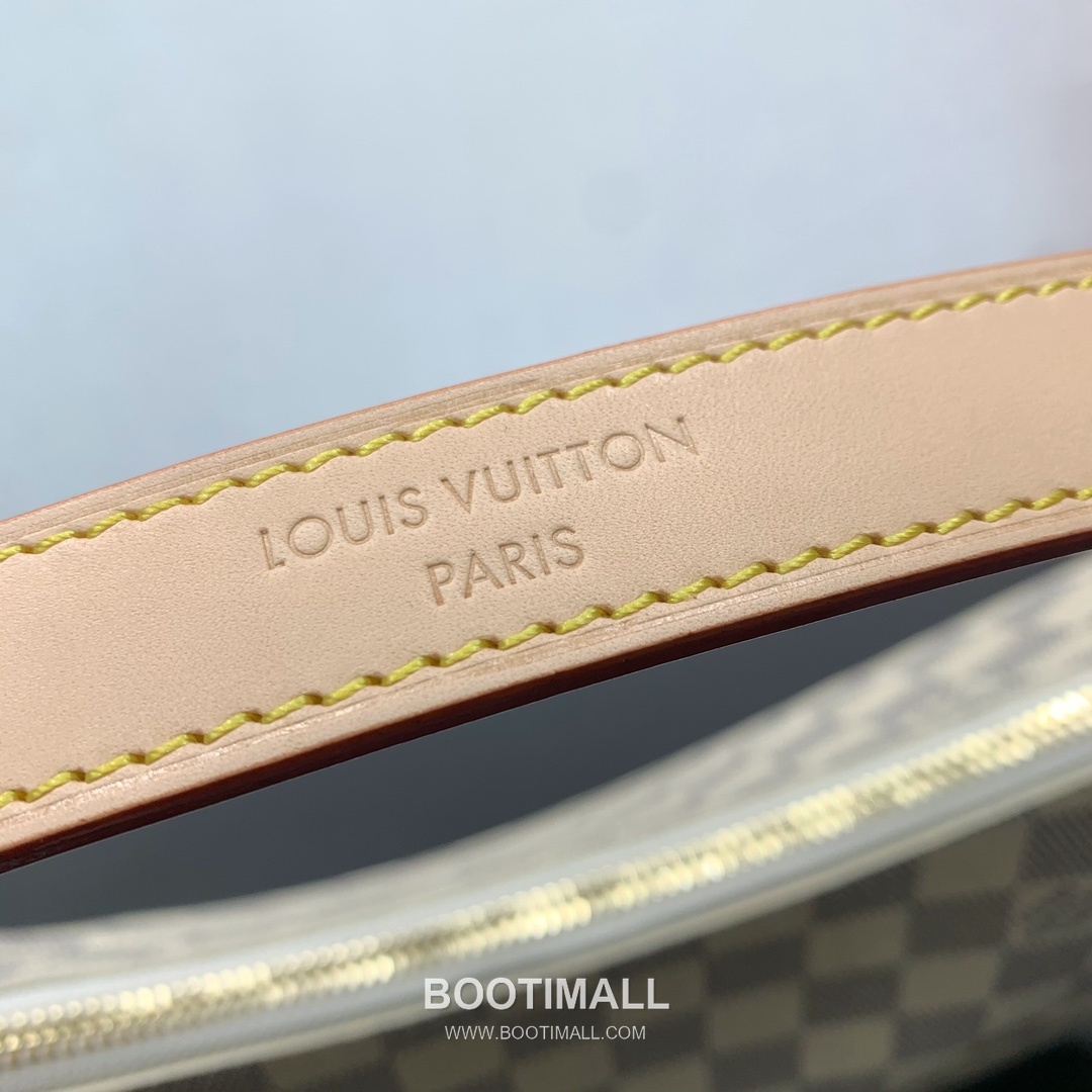 Louis Vuitton Slouchy PM M00116 Damier Azur Coated Canvas Shoulder Bag 루이비통 슬라우치 PM 다미에 아주르 코팅 캔버스 숄더백 33cm 9