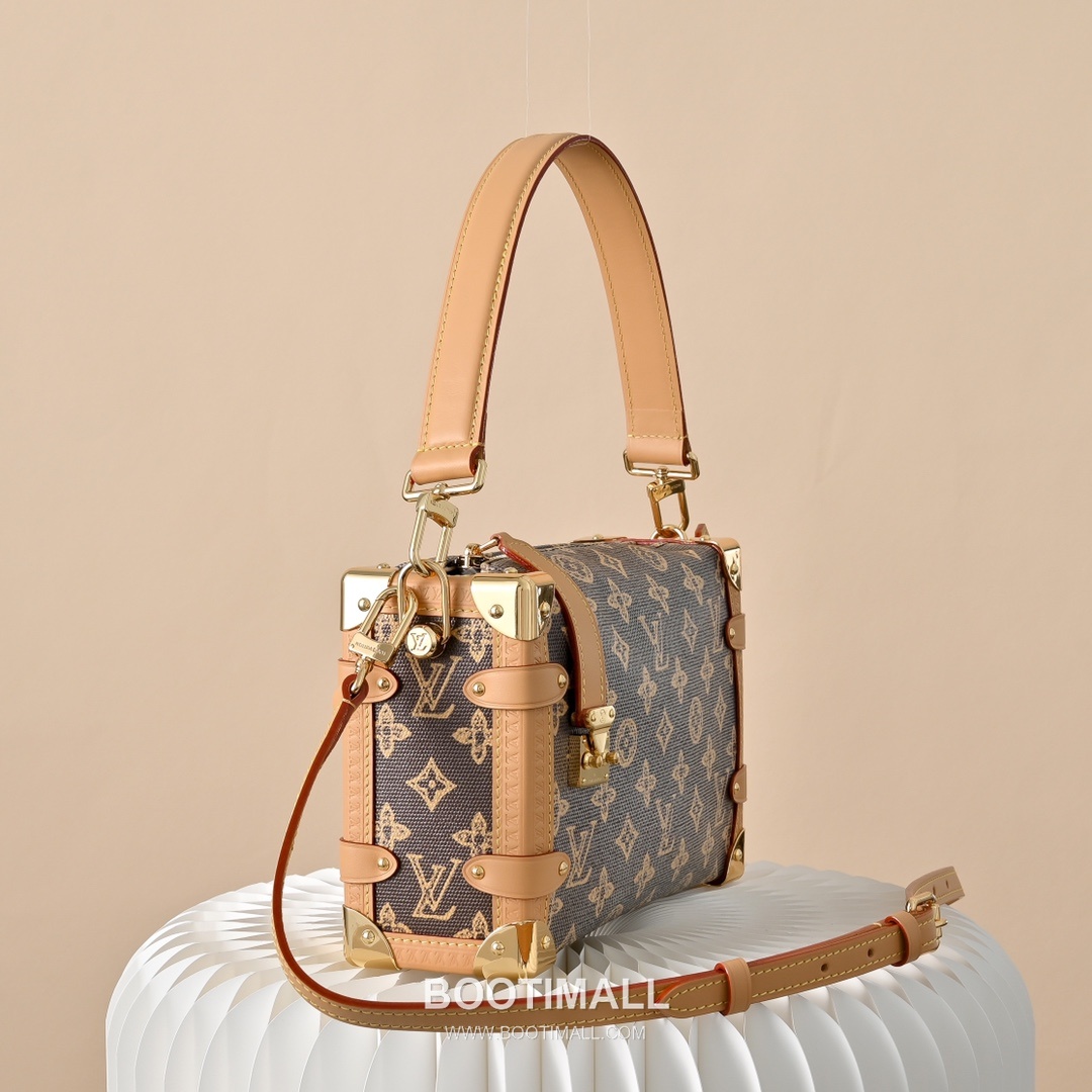 Louis Vuitton Side Trunk MM M27516 Monogram Origine Coated Canvas Shoulder Bag 루이비통 사이드 트렁크 MM 모노그램 오리지네 코팅 캔버스 숄더백 23.5cm 2