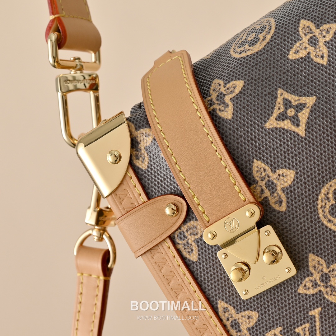 Louis Vuitton Side Trunk MM M27516 Monogram Origine Coated Canvas Shoulder Bag 루이비통 사이드 트렁크 MM 모노그램 오리지네 코팅 캔버스 숄더백 23.5cm 4