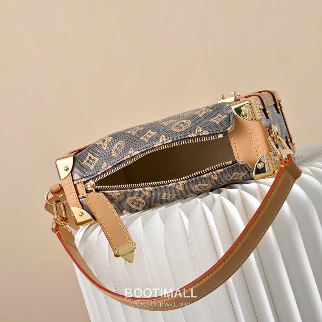 Louis Vuitton Side Trunk MM M27516 Monogram Origine Coated Canvas Shoulder Bag 루이비통 사이드 트렁크 MM 모노그램 오리지네 코팅 캔버스 숄더백 23.5cm 7