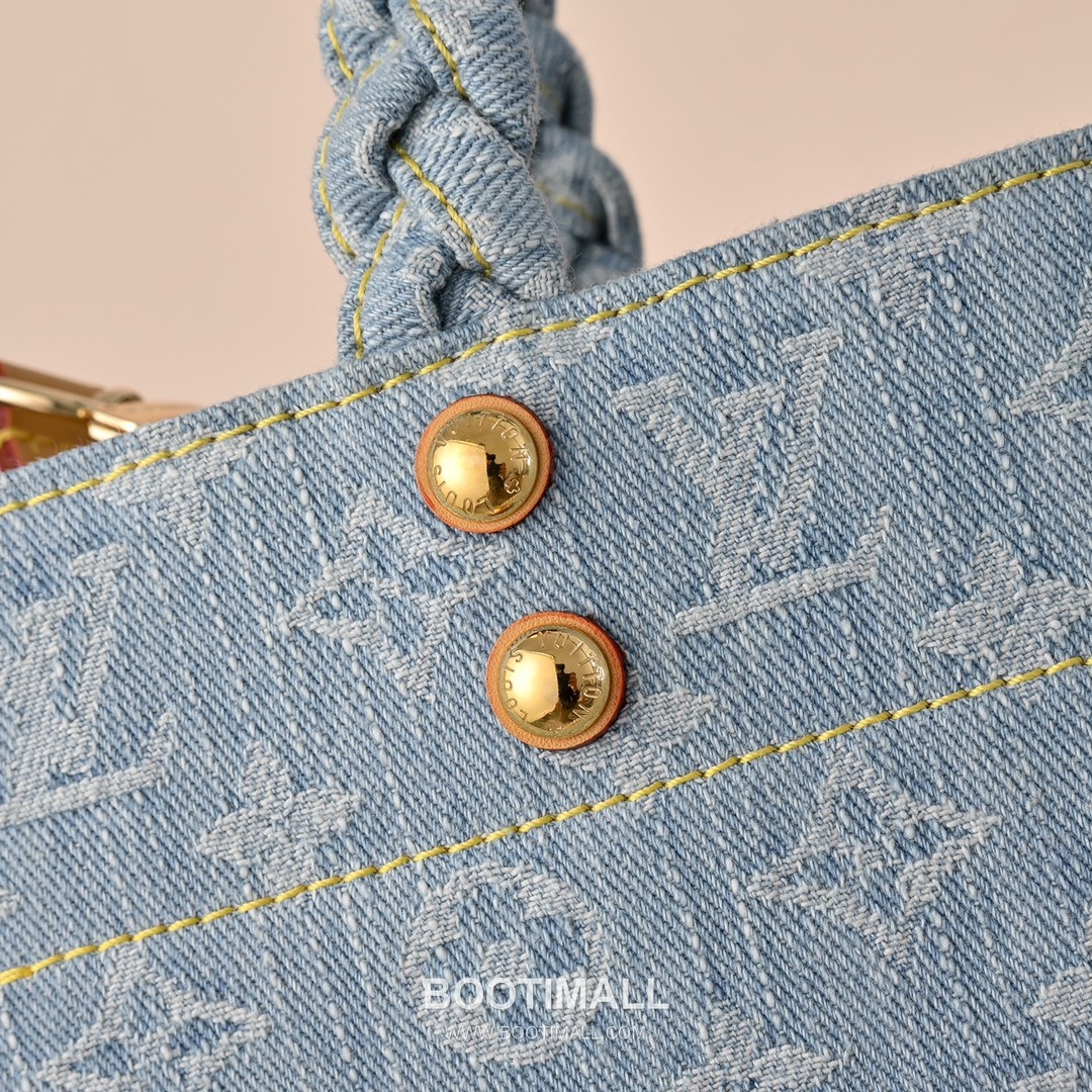 Louis Vuitton Let Go PM M24897 Monogram Denim Canvas Tote Bag 루이비통 렛 고 PM 모노그램 데님 캔버스 토트백 28cm 6