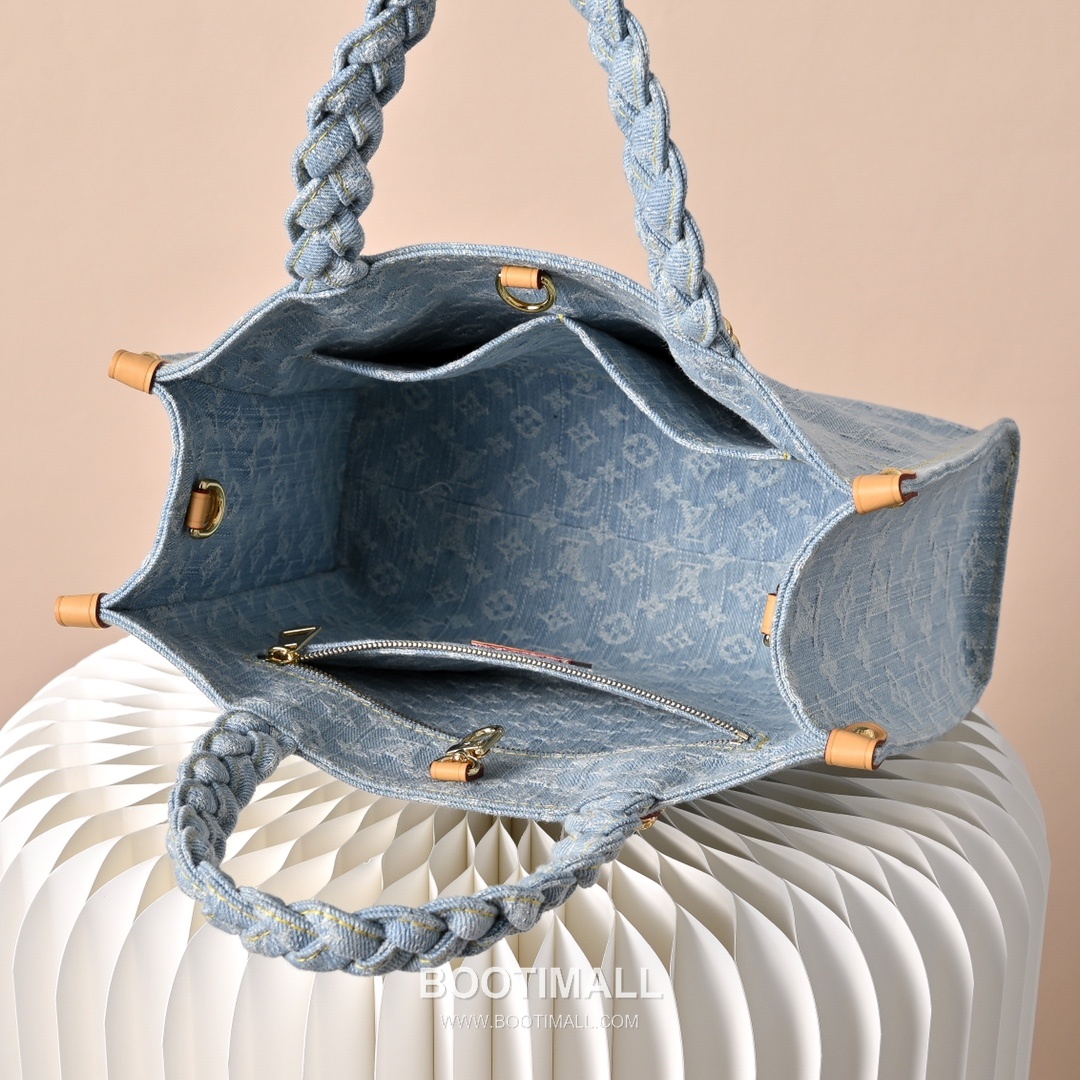 Louis Vuitton Let Go PM M24897 Monogram Denim Canvas Tote Bag 루이비통 렛 고 PM 모노그램 데님 캔버스 토트백 28cm 7