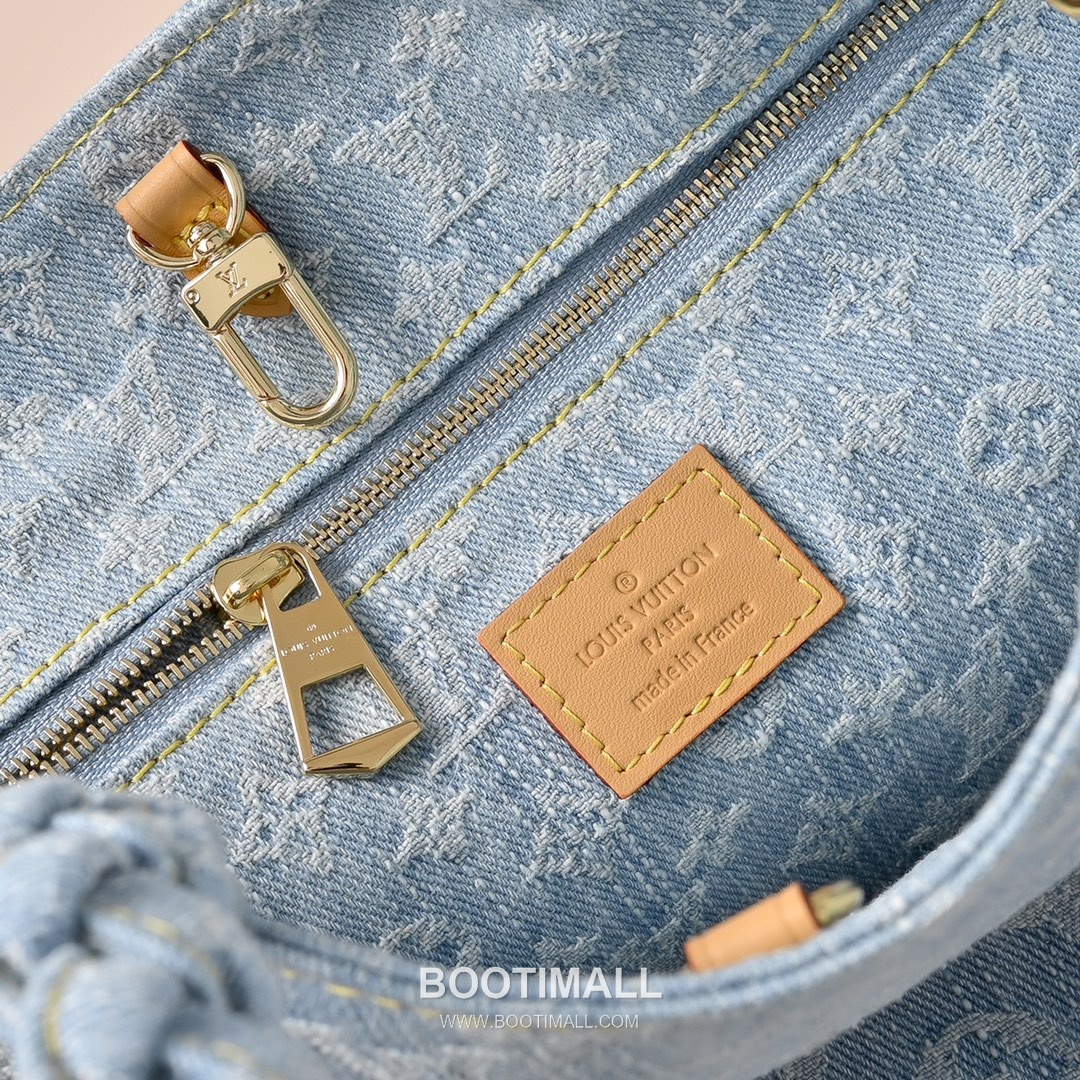 Louis Vuitton Let Go PM M24897 Monogram Denim Canvas Tote Bag 루이비통 렛 고 PM 모노그램 데님 캔버스 토트백 28cm 8