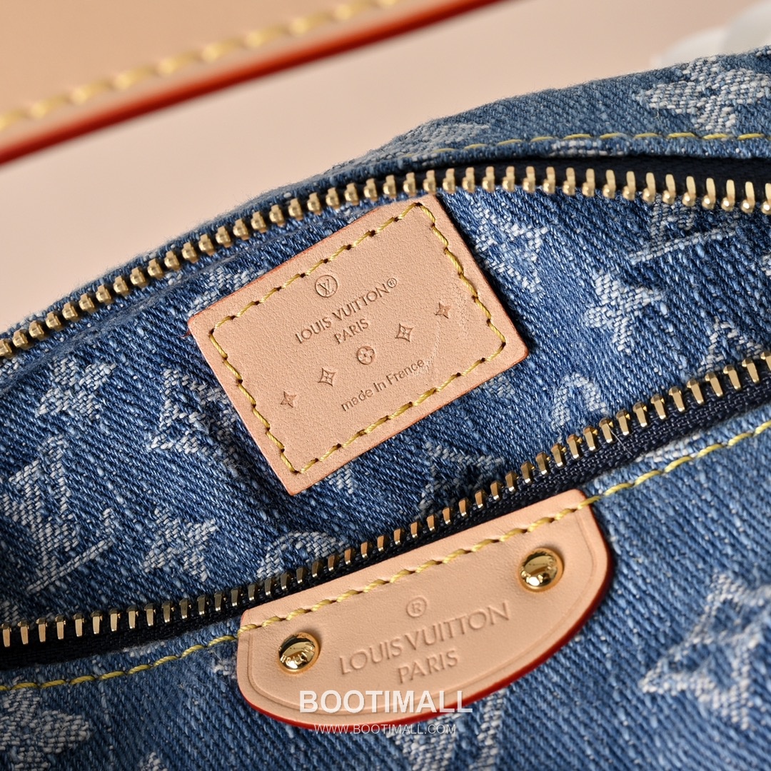 Louis Vuitton Hills Pochette M82949 Monogram Empreinte Denim Shoulder Bag 루이비통 힐스 포쉐트 모노그램 앙프렝뜨 데님 숄더백 20.5cm 8