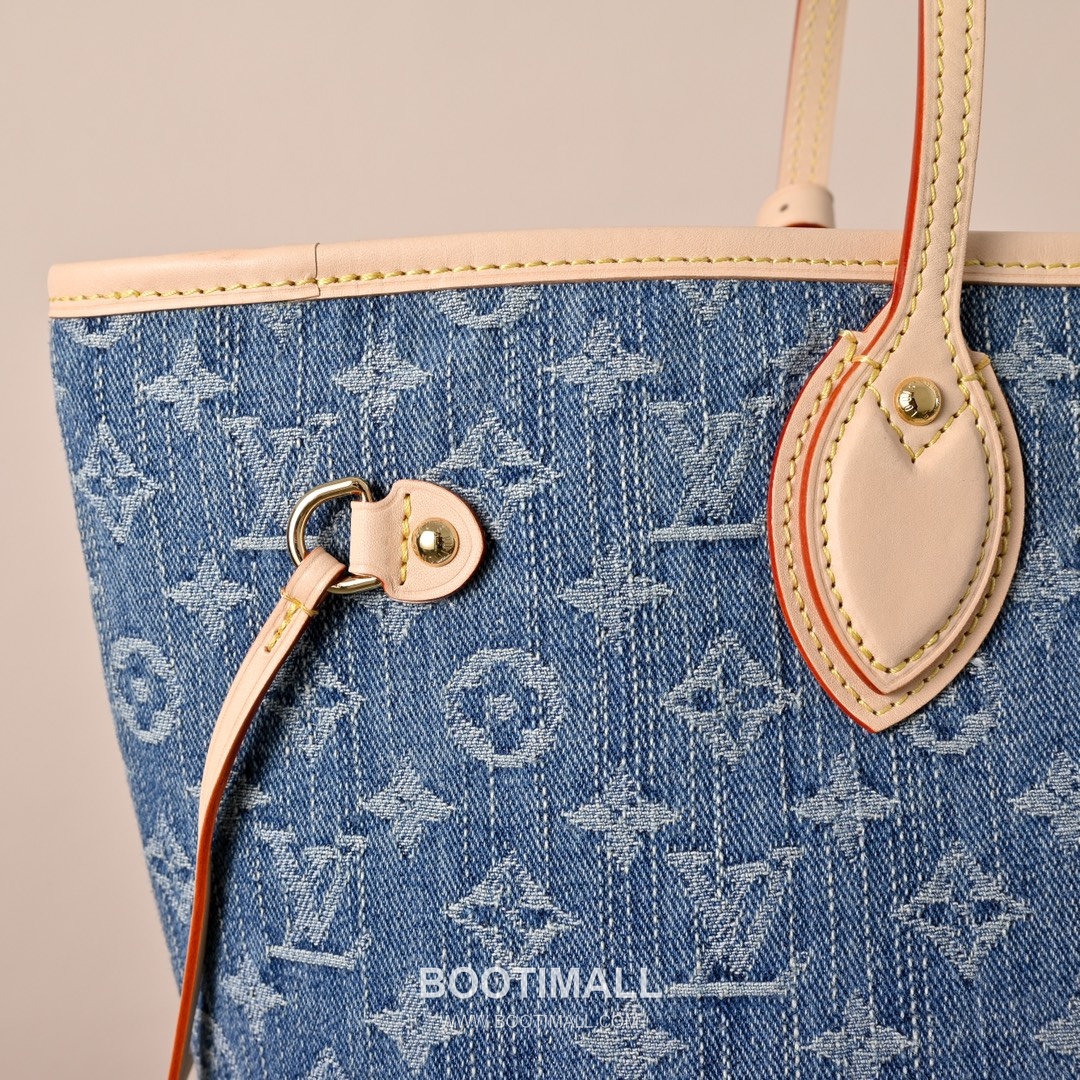 Louis Vuitton Neverfull MM M13192 Monogram Denim Canvas Shoulder Bag 루이비통 네버풀 MM 모노그램 데님 캔버스 숄더백 31cm 5