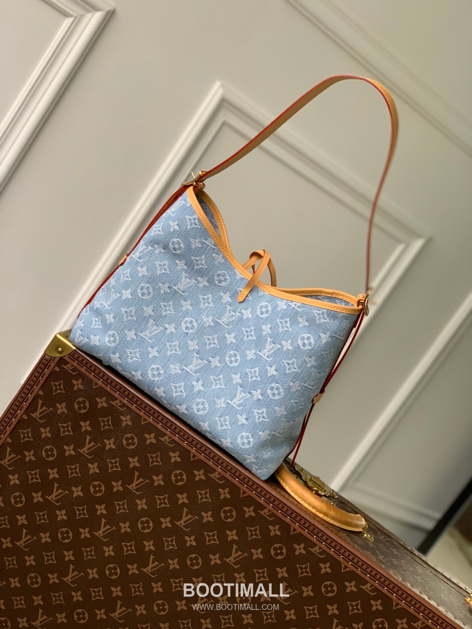 Louis Vuitton Carryall BB M11462 Monogram Denim Canvas Shoulder Bag 루이비통 캐리올 BB 모노그램 데님 캔버스 숄더백 29cm 3