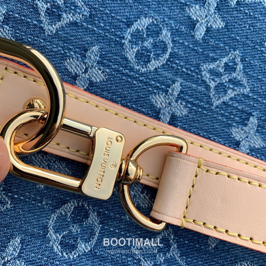 Louis Vuitton Keepall Bandoulière 45 M24315 Monogram Denim Canvas Travel Bag 루이비통 키폴 반둘리에 45 모노그램 데님 캔버스 여행가방 45cm 6