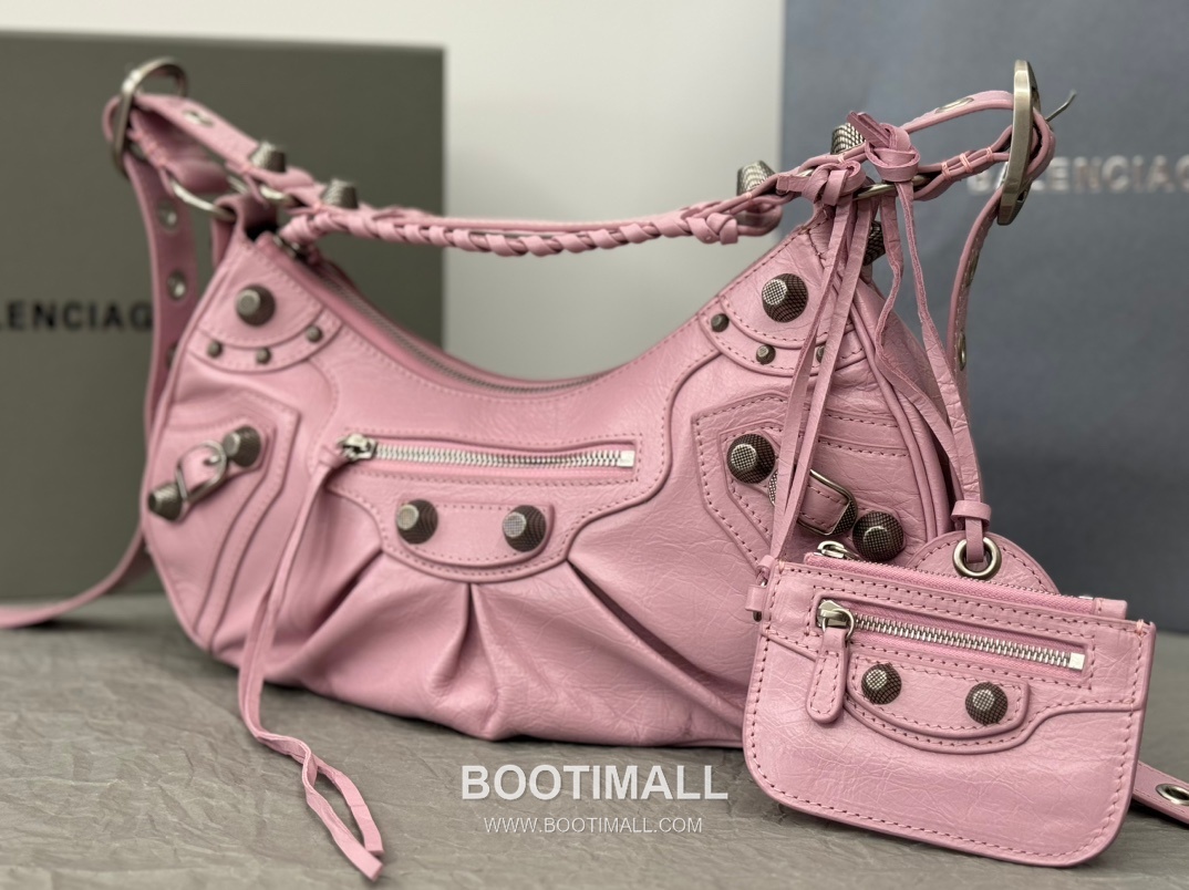 Balenciaga Le Cagole Large Hobo Bag Leather Shoulder & Crossbody Bag 발렌시아가 르 카골 라지 호보백 레더 숄더 크로스백 33cm 8