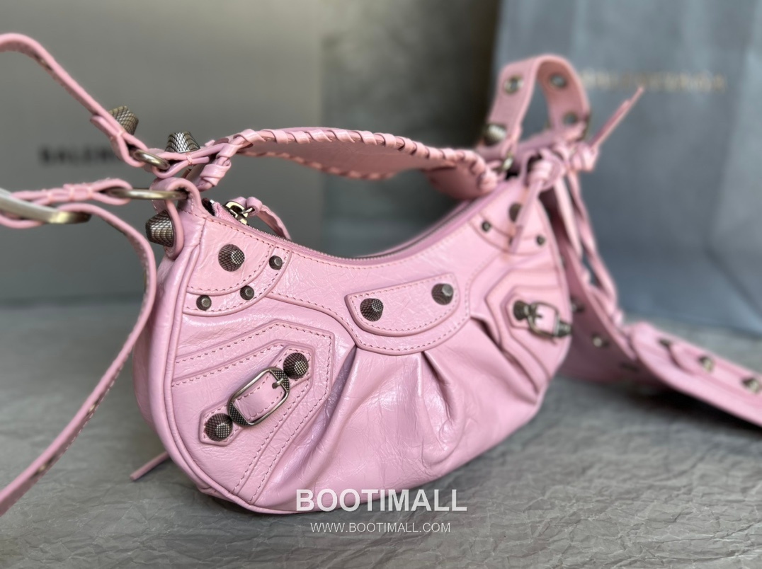 Balenciaga Le Cagole Small Hobo Bag Leather Shoulder & Crossbody Bag 발렌시아가 르 카골 스몰 호보백 레더 숄더 크로스백 26cm 7