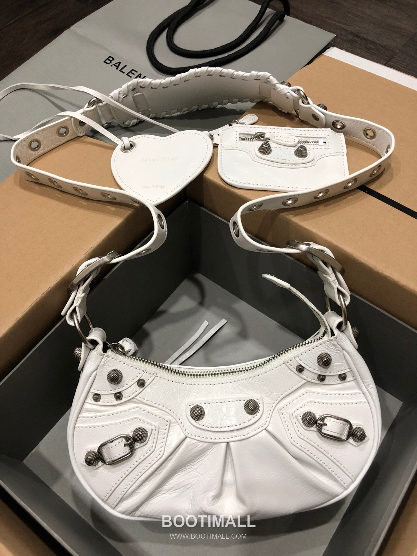 Balenciaga Le Cagole Small Hobo Bag Leather Shoulder & Crossbody Bag 발렌시아가 르 카골 스몰 호보백 레더 숄더 크로스백 26cm 5