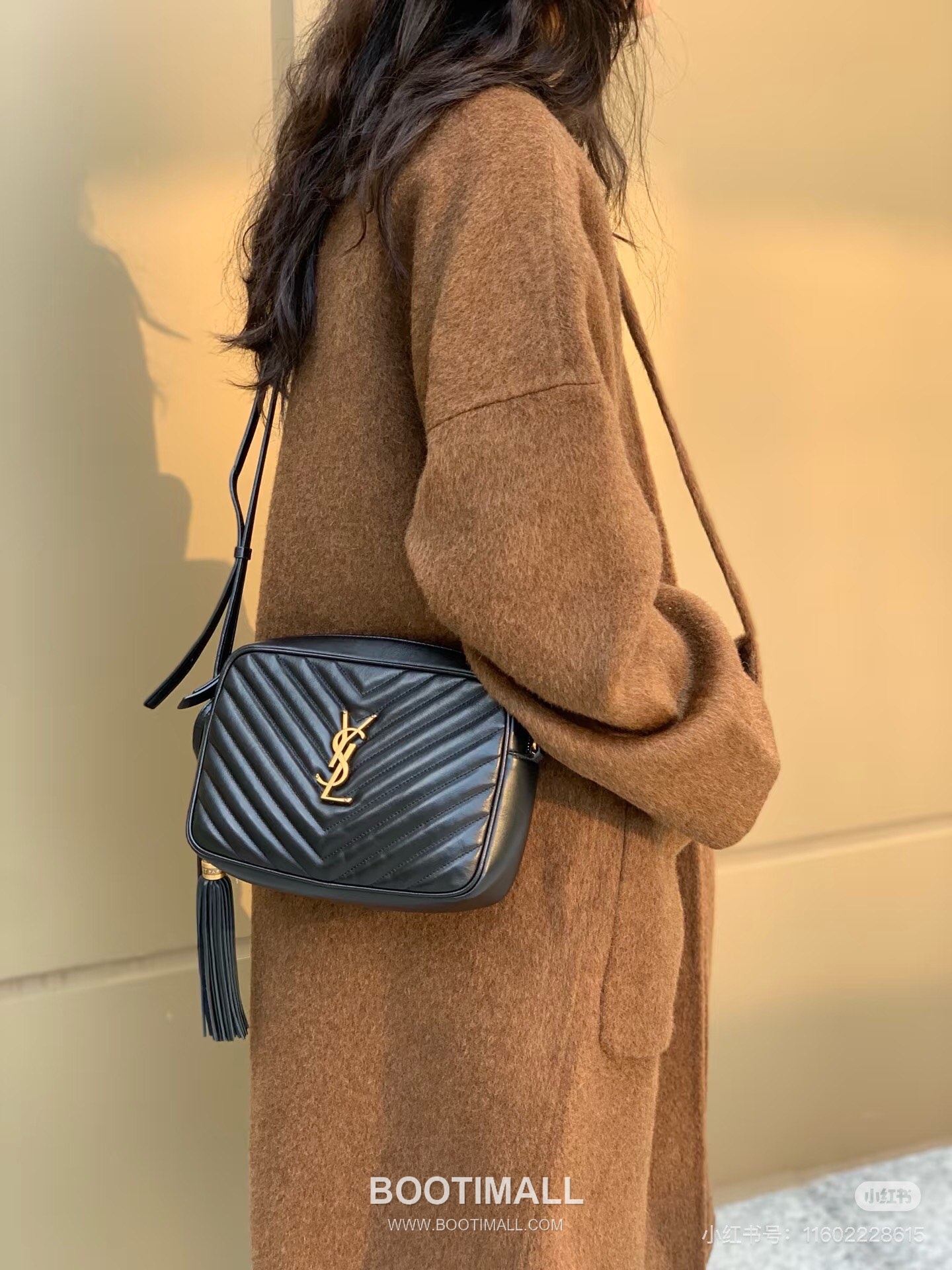 Saint Laurent Lou Camera Bag Calfskin Leather Shoulder Bag 생로랑 루 카메라백 카프스킨 가죽 숄더백 23cm 7