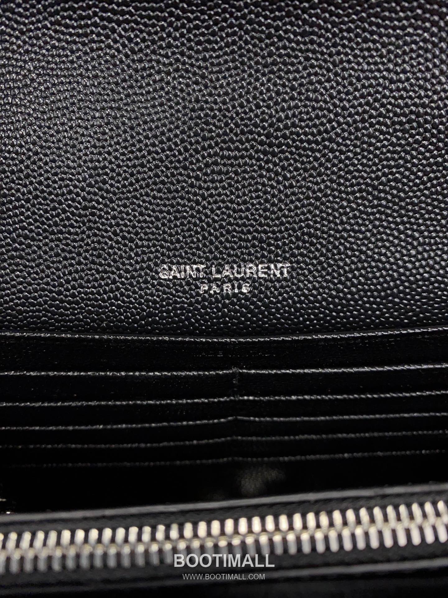 Saint Laurent Chain Wallet 377828 Calfskin Leather Quilted Wallet 생로랑 체인 월렛 카프스킨 가죽 퀼팅 지갑 22.5cm 9