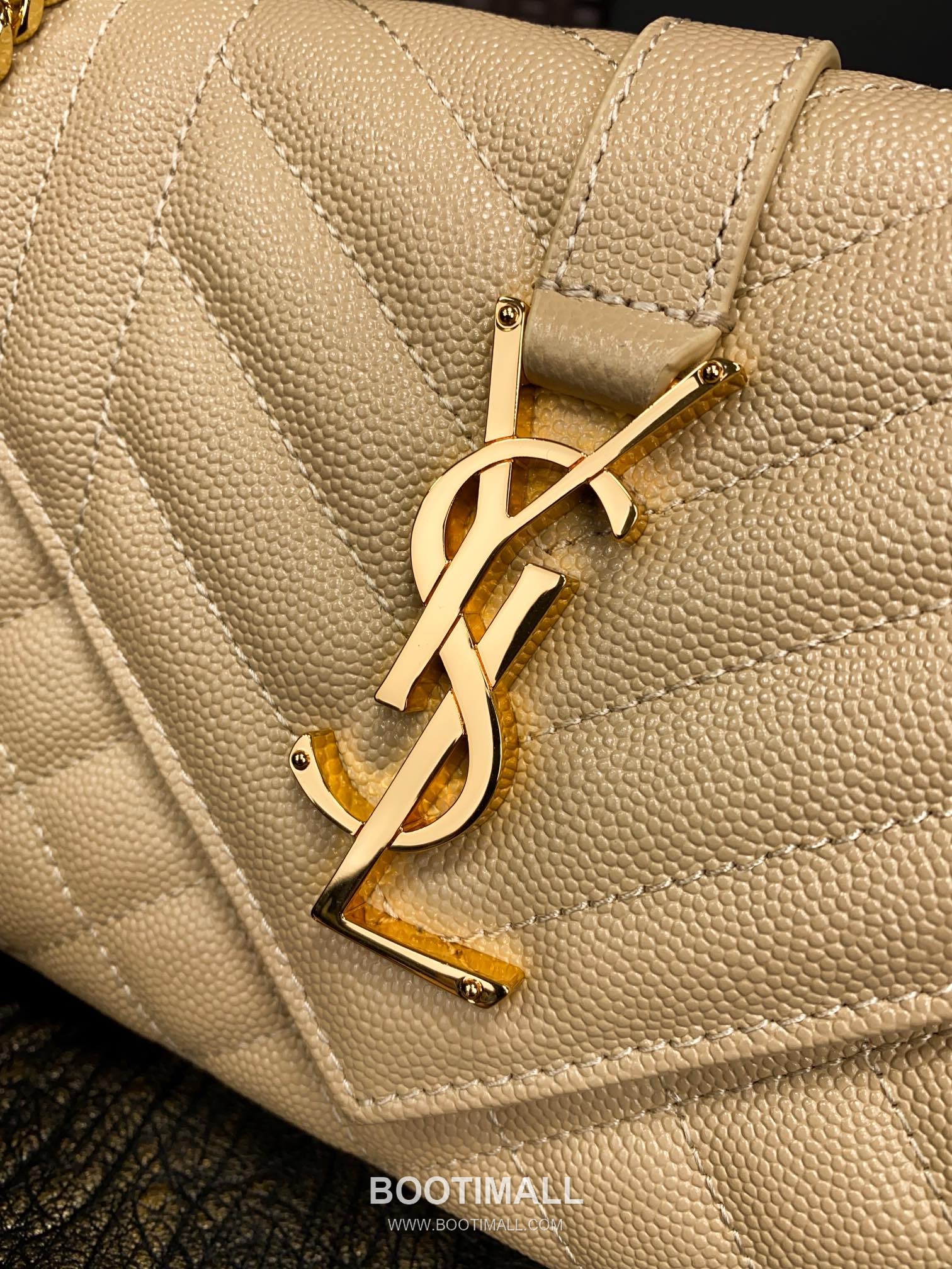 Saint Laurent Envelope Small 526286 Grained Calfskin Quilted Chain Bag 생로랑 엔벨로프 스몰 그레인 카프스킨 퀼팅 체인백 21cm 5