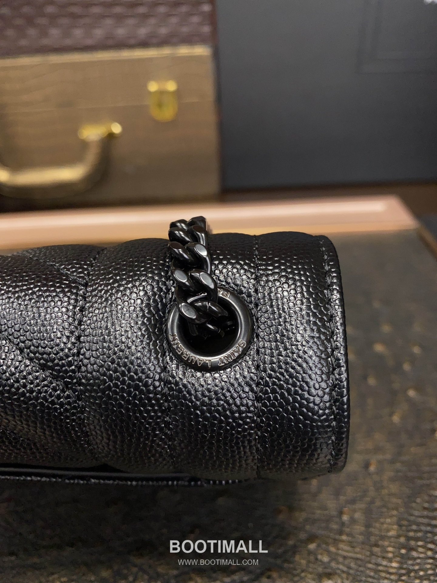 Saint Laurent Envelope Small 526286 Grained Calfskin Quilted Chain Bag 생로랑 엔벨로프 스몰 그레인 카프스킨 퀼팅 체인백 21cm 6