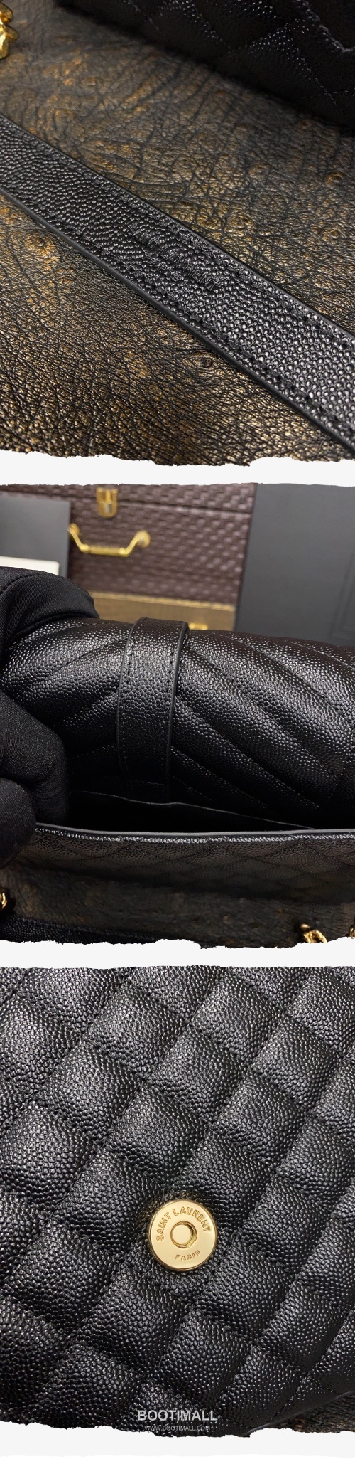 Saint Laurent Envelope Small 526286 Grained Calfskin Quilted Chain Bag 생로랑 엔벨로프 스몰 그레인 카프스킨 퀼팅 체인백 21cm 7