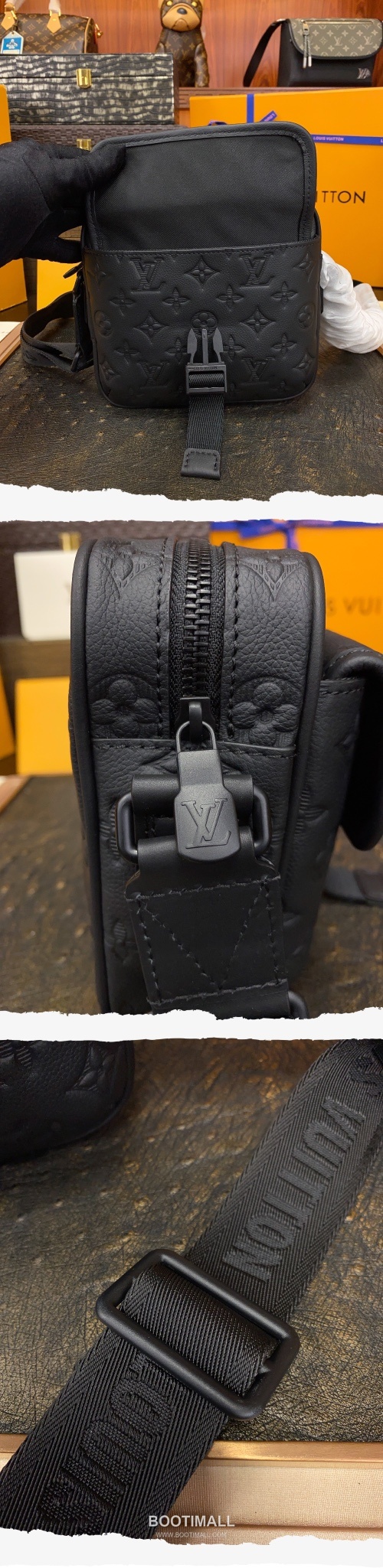 Louis Vuitton Getaway Messenger Bag M12516 Monogram Shadow Leather Bag 루이비통 게터웨이 메신저백 모노그램 섀도우 가죽 백 18cm 9