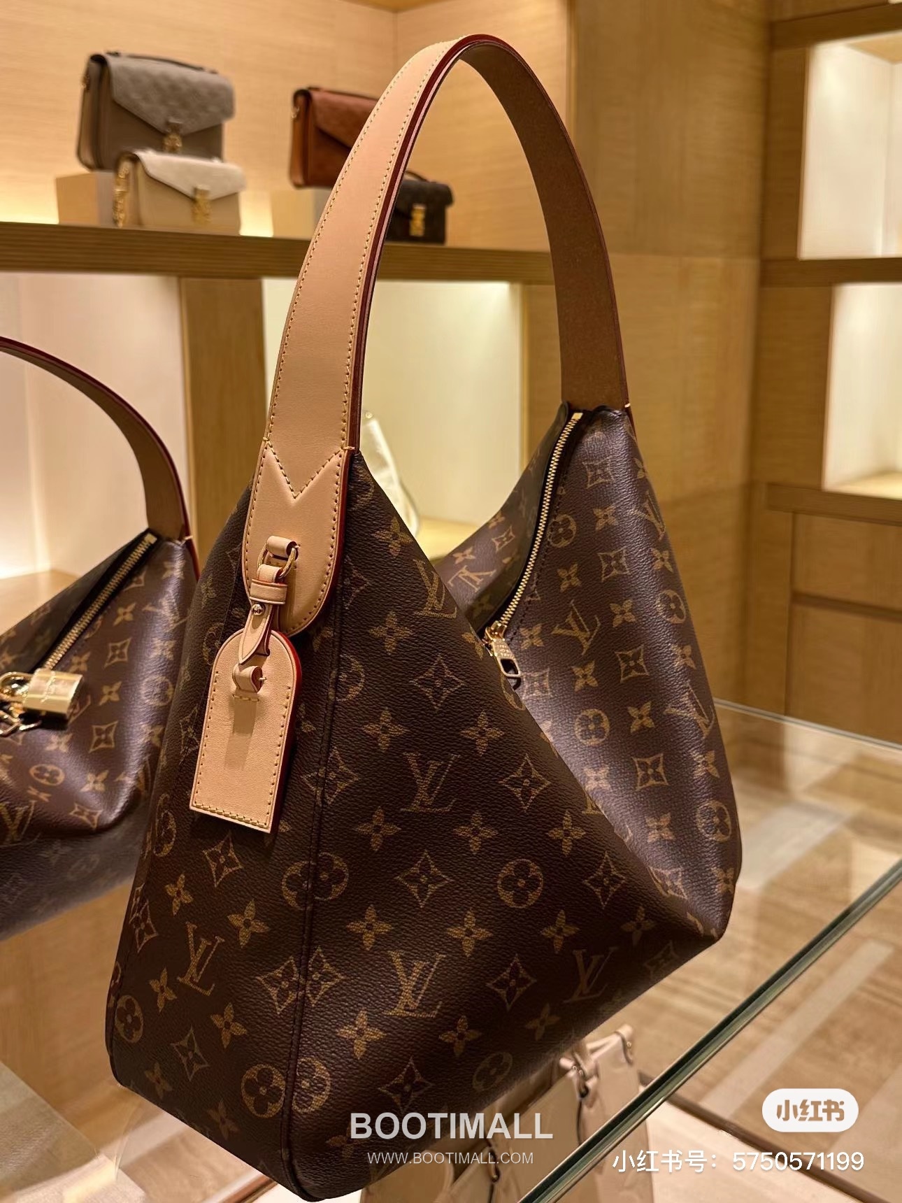 Louis Vuitton Slouchy MM M12098 Monogram Canvas Tote Bag 루이비통 슬라우치 MM 모노그램 캔버스 토트백 40cm 5