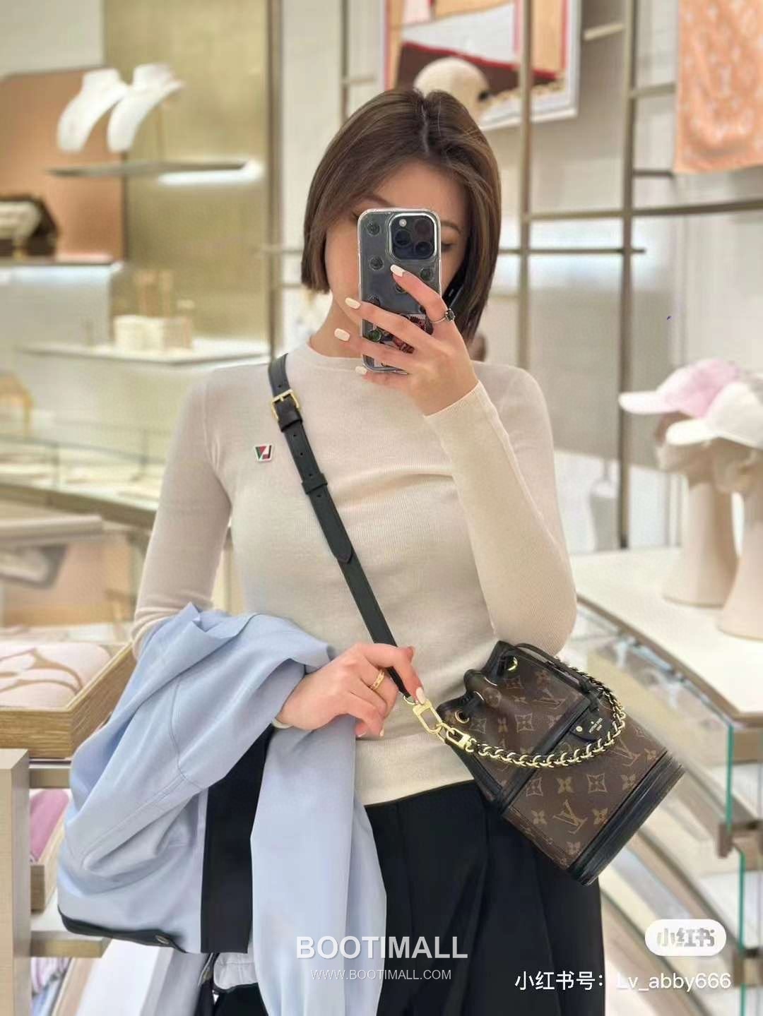 Louis Vuitton Canoé Bag M83480 Monogram Canvas Bucket Bag 루이비통 카노에 모노그램 캔버스 버킷백 20.5cm 16