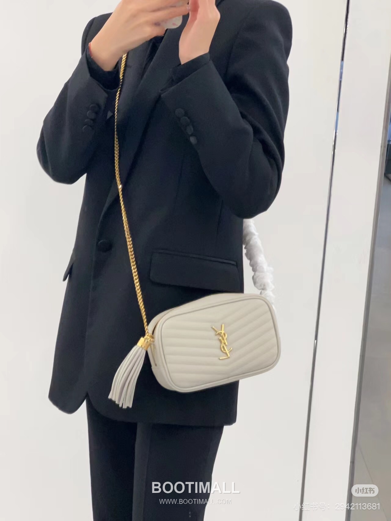 Saint Laurent Lou Camera Bag 612579 Calfskin Leather Shoulder Bag 생로랑 루 카메라백 카프스킨 가죽 숄더백 19cm 1