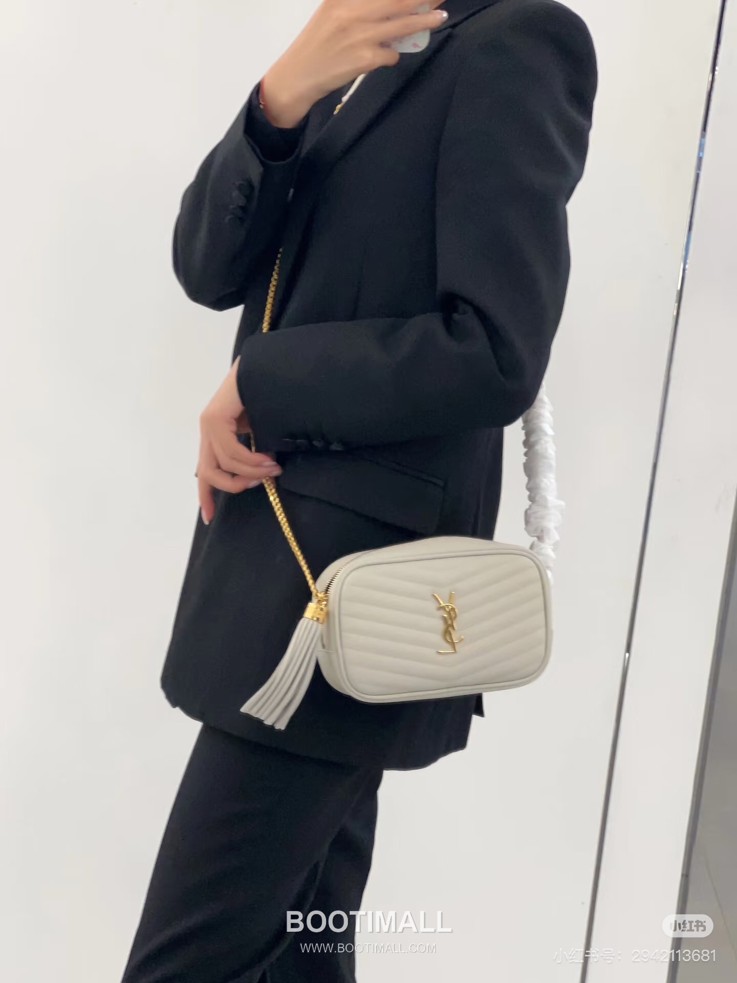 Saint Laurent Lou Camera Bag 612579 Calfskin Leather Shoulder Bag 생로랑 루 카메라백 카프스킨 가죽 숄더백 19cm 2