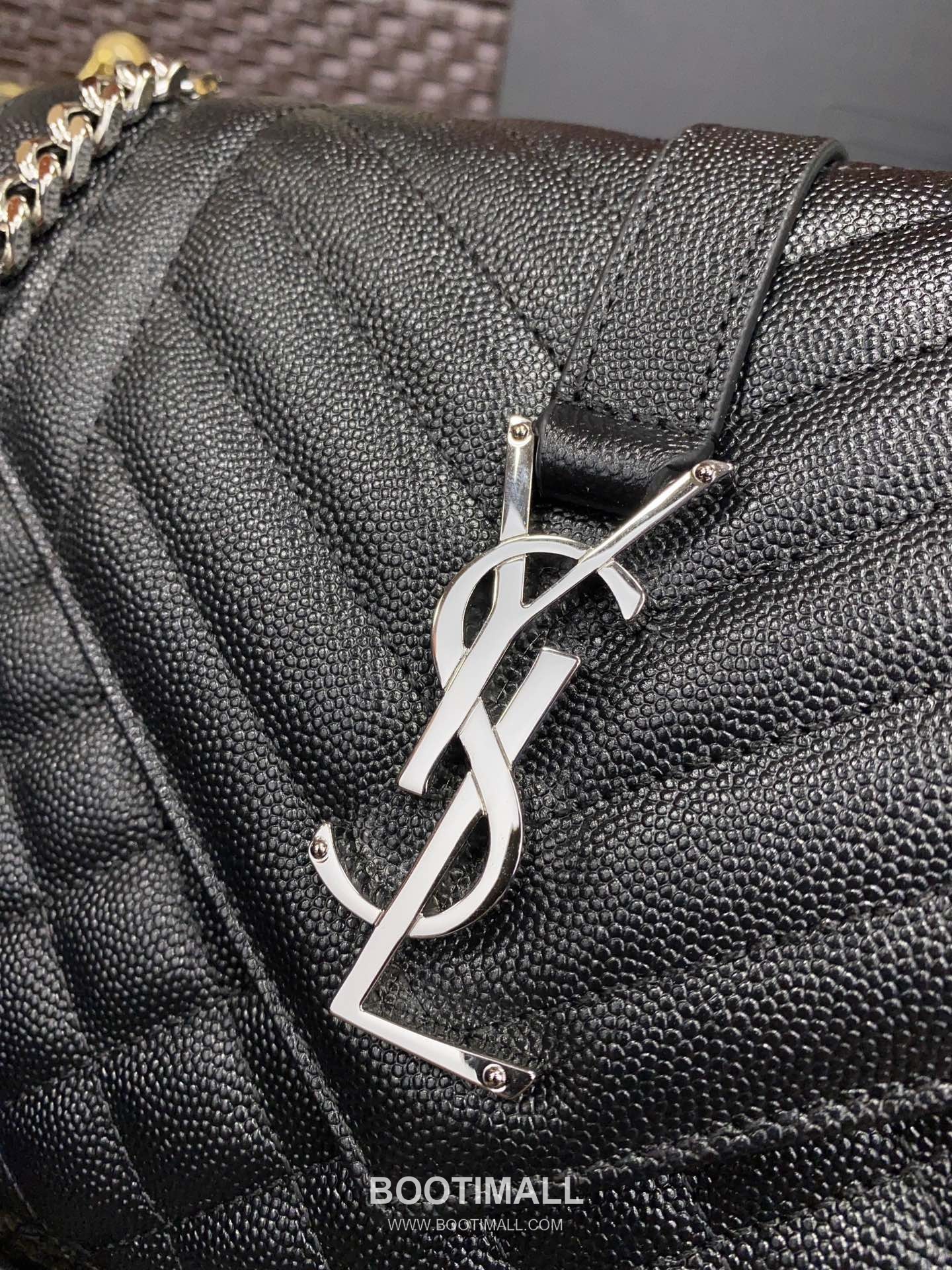 Saint Laurent Envelope Medium 487206 Grained Calfskin Quilted Chain Bag 생로랑 엔벨로프 미디움 그레인 카프스킨 퀼팅 체인백 24cm 5