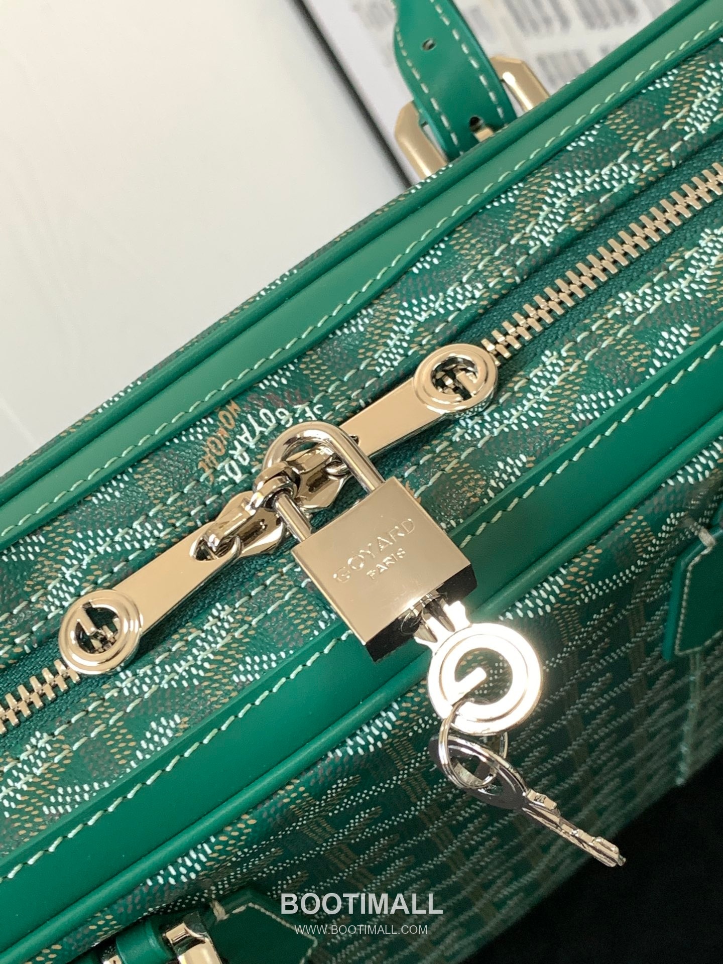 Goyard Ambassade Goyardine Canvas Briefcase 8070 고야드 앙바사드 고야딘 캔버스 브리프케이스 35cm 6