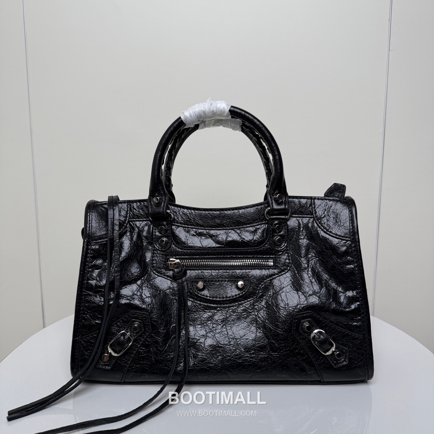 Balenciaga Le City Cracked Lambskin Medium Motorcycle Bag B0088 발렌시아가 르 시티 크랙 램스킨 미디엄 모터사이클 숄더백 30cm 11