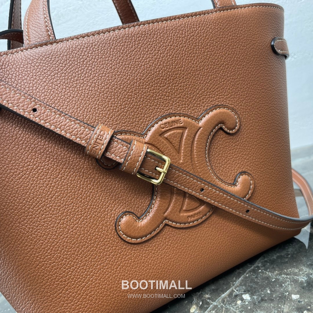 Celine Cabas Anais Grained Calfskin Mini Tote Bag 118613 셀린느 카바스 아나이스 그레인 카프스킨 미니 토트 크로스백 21cm 7