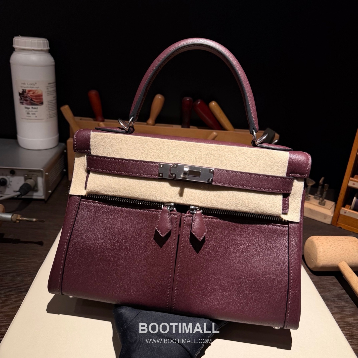 Hermès Kelly Lakis Swift Leather Double Zip Bag 28 에르메스 켈리 라키스 스위프트 레더 더블 지퍼 숄더백 28cm 2