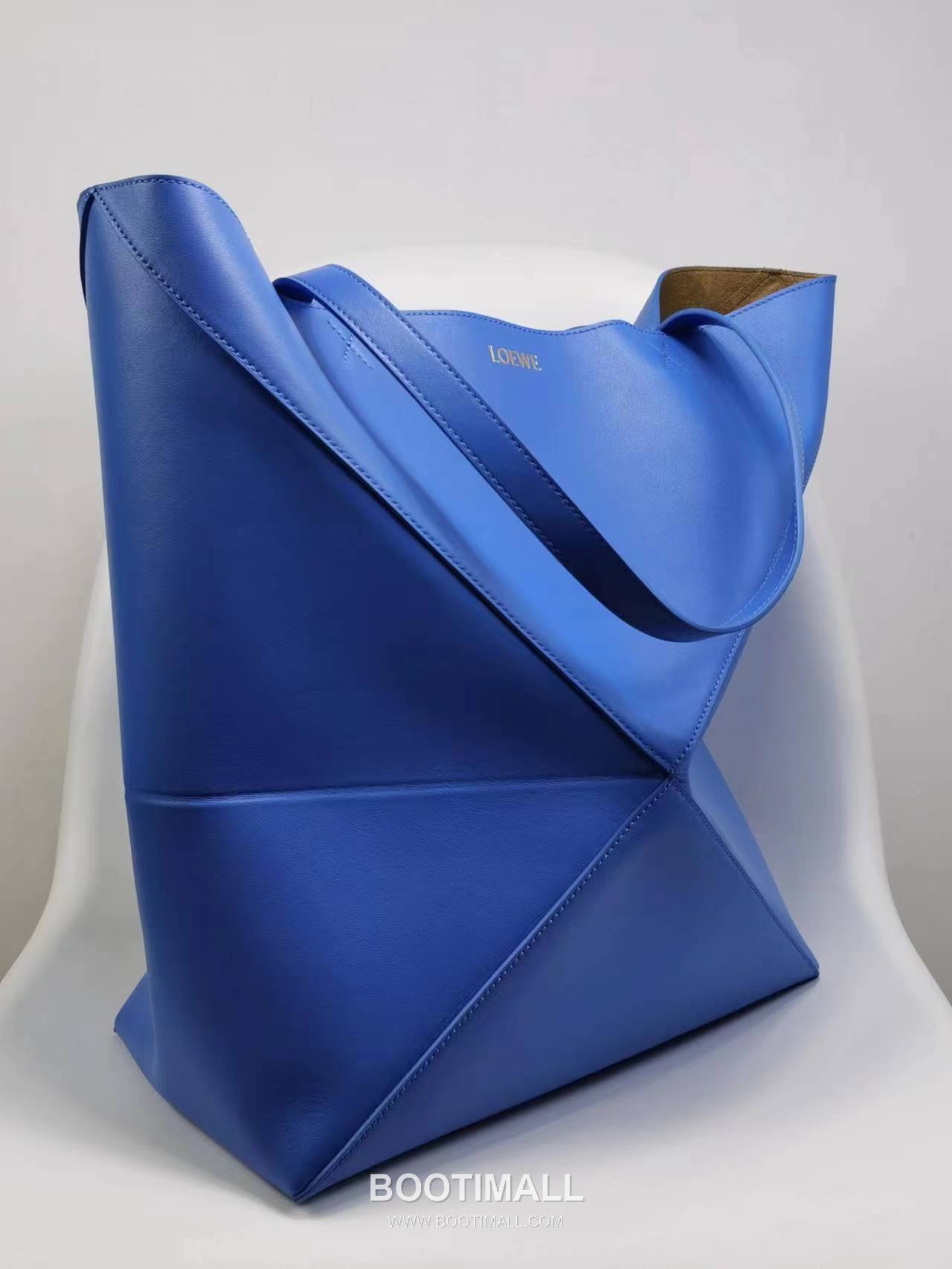 Loewe Puzzle Fold Glossy Calfskin Leather Large Tote Bag 1761 로에베 퍼즐 폴드 글로시 카프스킨 레더 라지 토트백 42cm 2
