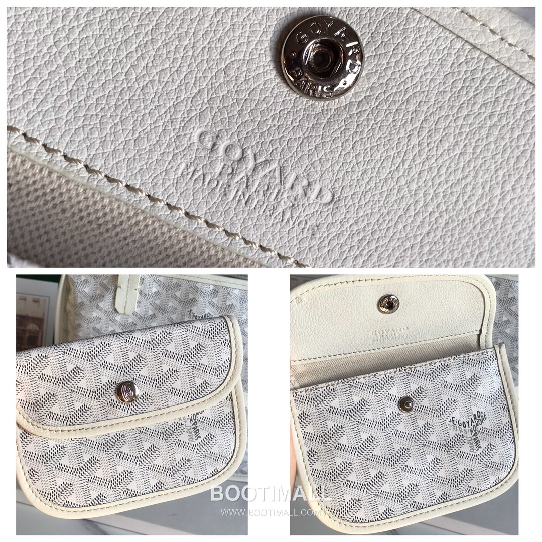 Goyard Saint Louis Mini Goyardine Canvas Leather Tote Bag 020660 고야드 생루이 미니 고야딘 캔버스 레더 토트백 28cm 9