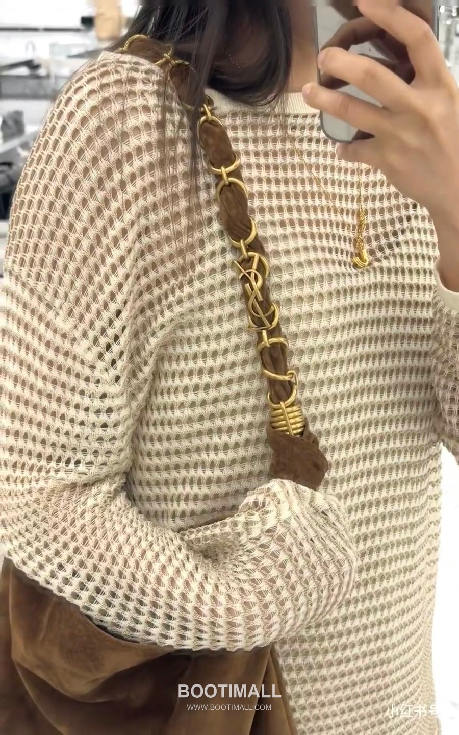 Saint Laurent Amalia Suede Leather Tote Bag 834750 생로랑 아말리아 스웨이드 레더 토트백 47cm 3