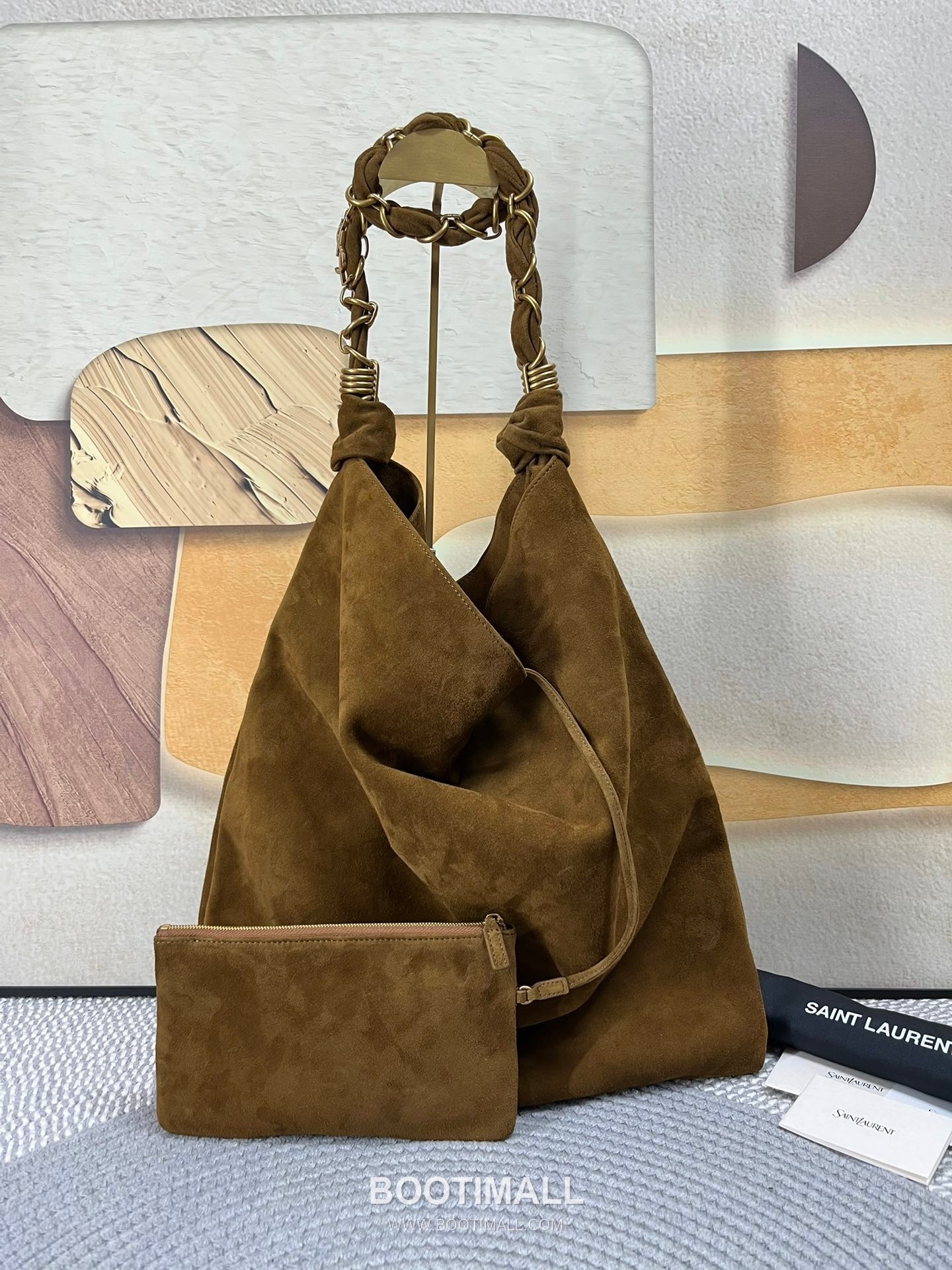 Saint Laurent Amalia Suede Leather Tote Bag 834750 생로랑 아말리아 스웨이드 레더 토트백 47cm 8