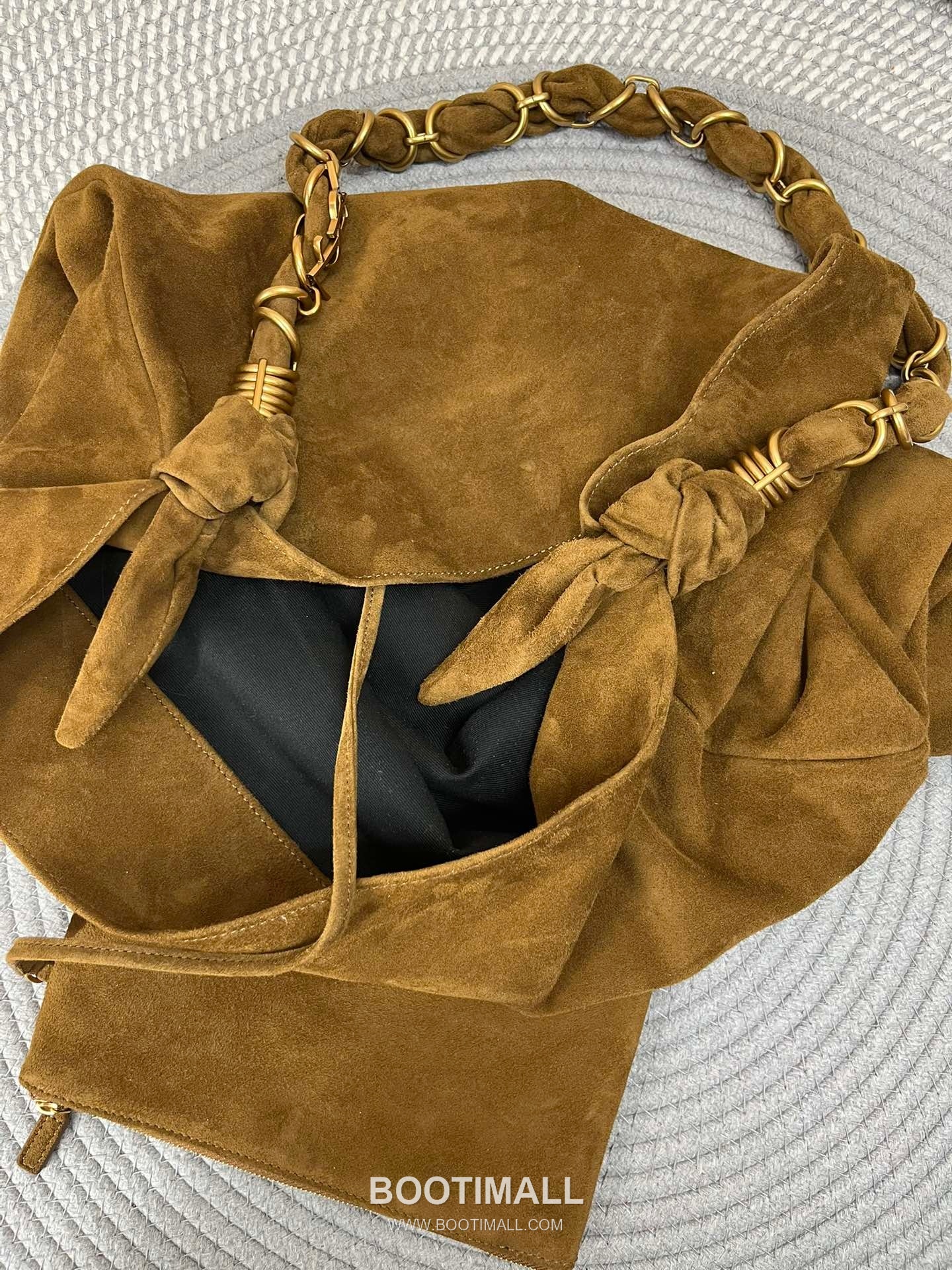 Saint Laurent Amalia Suede Leather Tote Bag 834750 생로랑 아말리아 스웨이드 레더 토트백 47cm 14