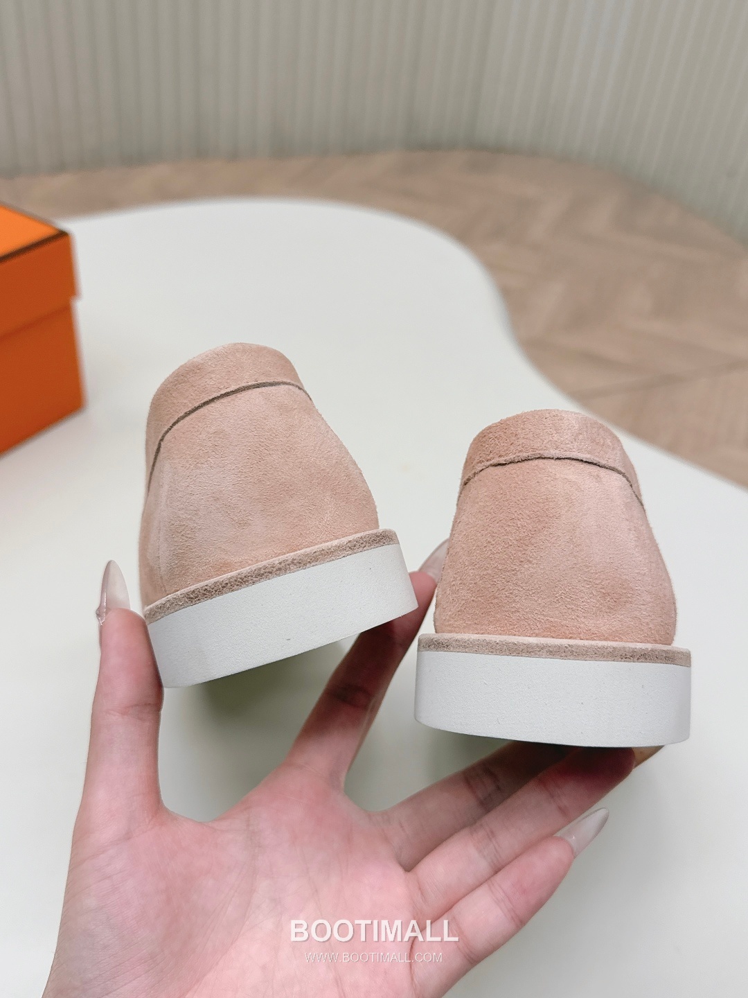 Hermès Paris Suede Leather Loafer Shoes 에르메스 파리 스웨이드 레더 로퍼 슈즈 4