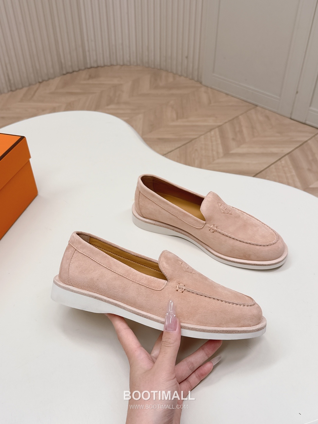 Hermès Paris Suede Leather Loafer Shoes 에르메스 파리 스웨이드 레더 로퍼 슈즈 6