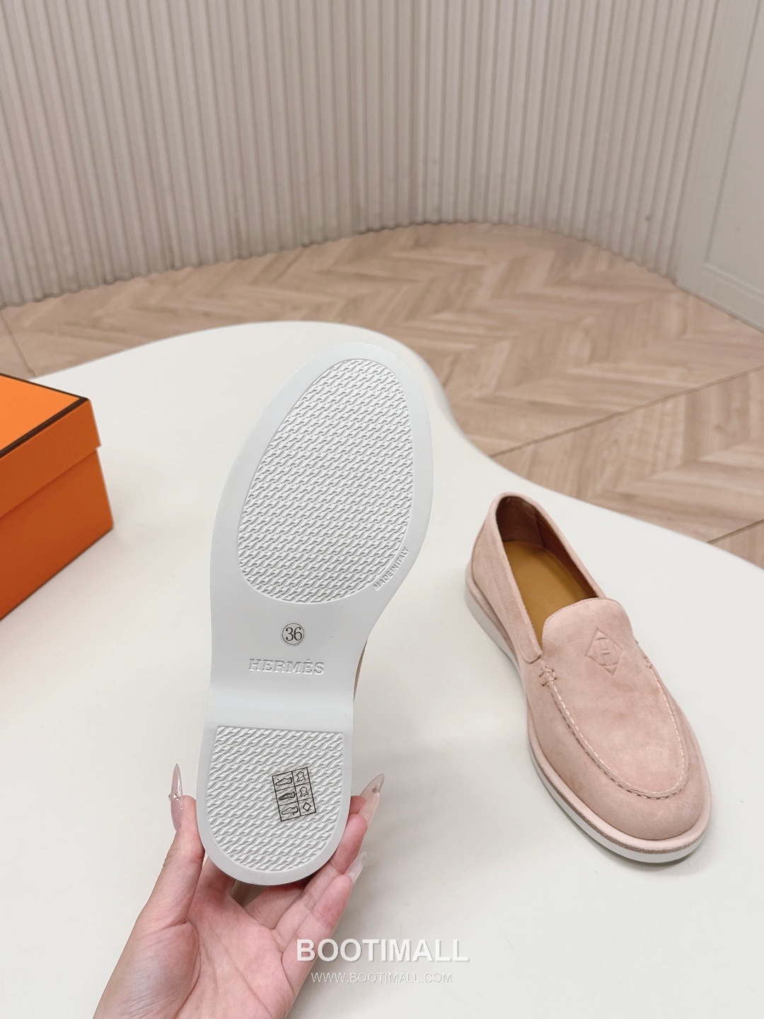 Hermès Paris Suede Leather Loafer Shoes 에르메스 파리 스웨이드 레더 로퍼 슈즈 8